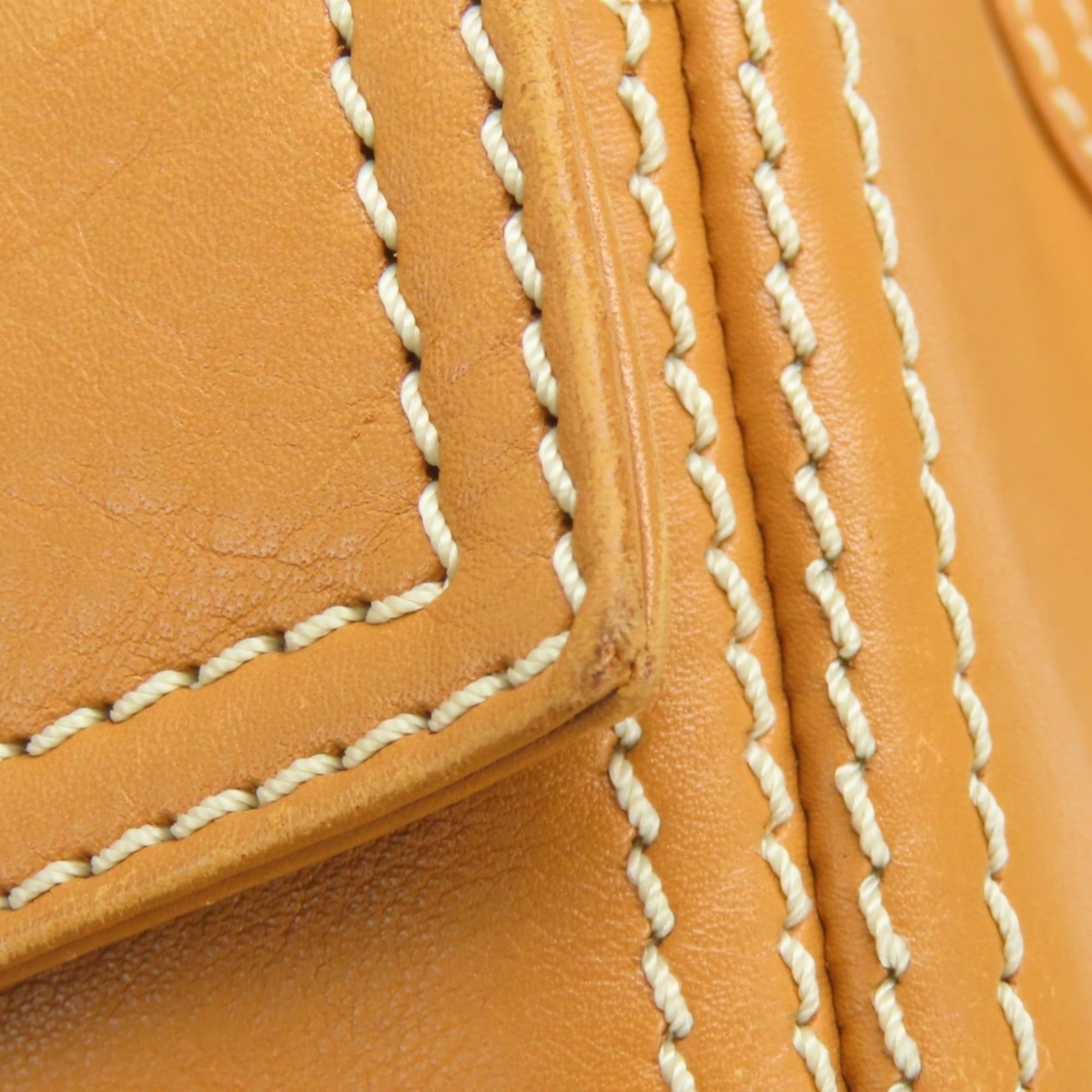 Celine Celine Boogie Bag handbag, leather, camel brown, gold hardware, women's. Size ONE SIZE - 16 Thumbnail