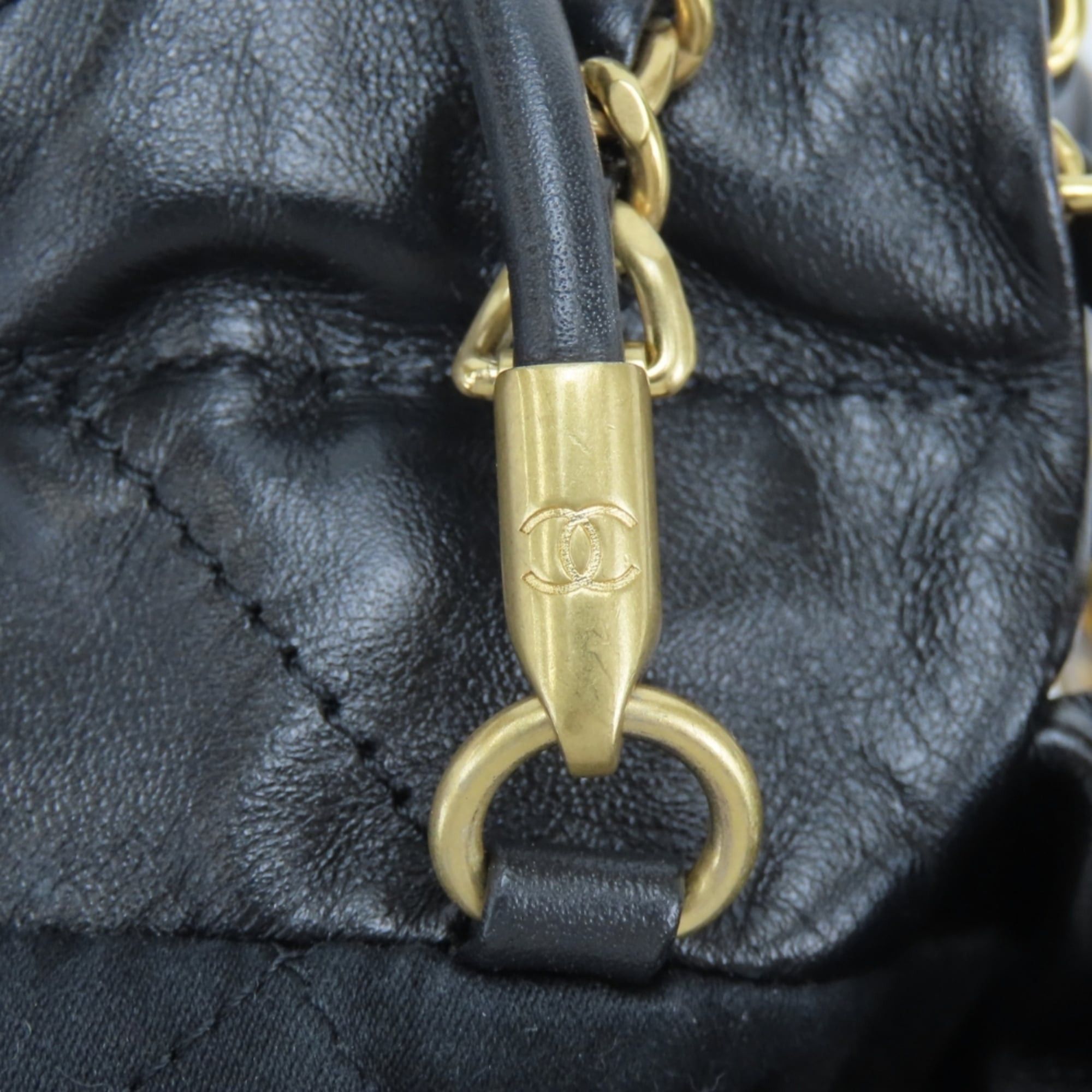 Chanel Chanel Shoulder Bag, 22 Mini Handbag AS3980, Shiny Calfskin, Black, Gold Hardware, Women's CHANEL Size ONE SIZE - 18 Thumbnail