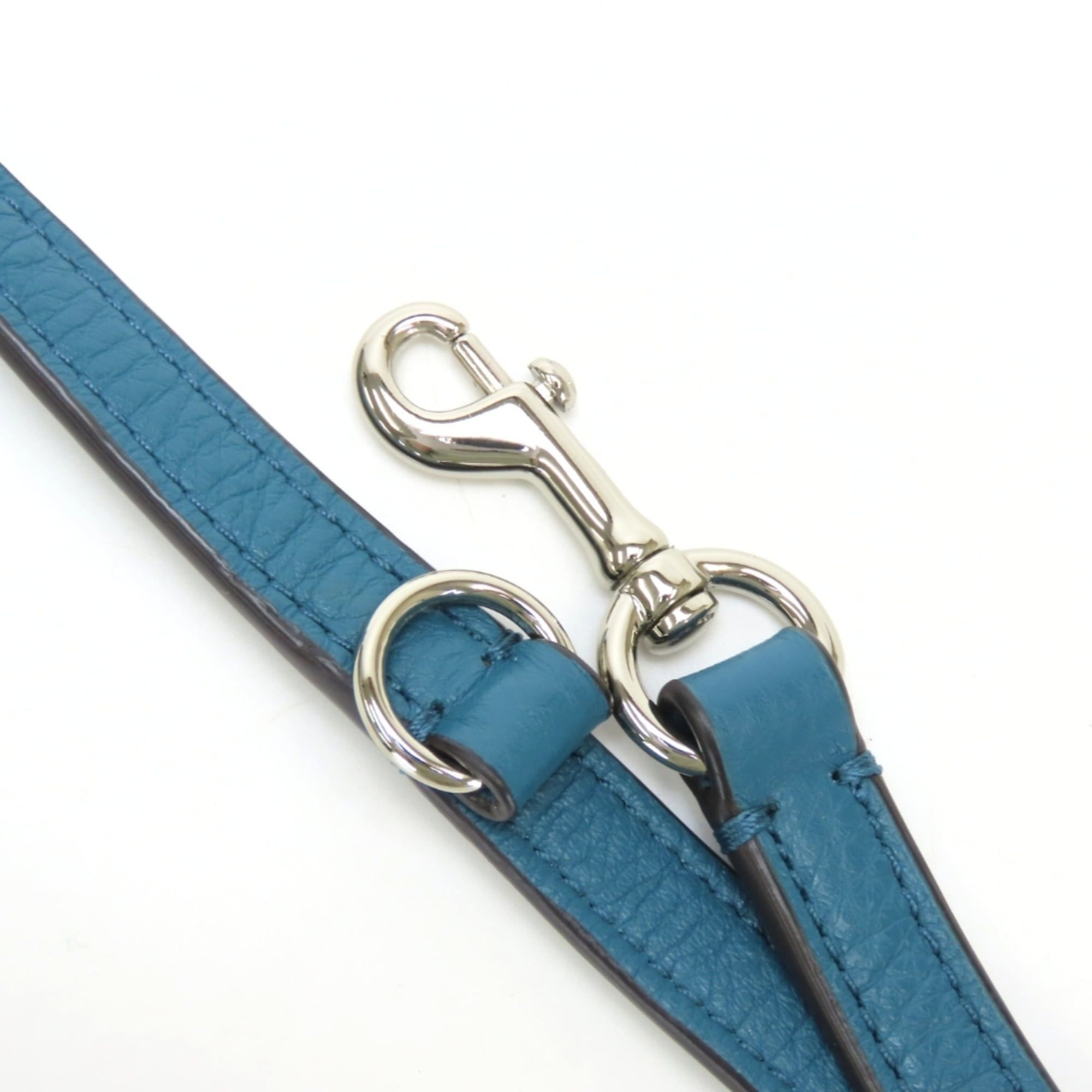 Coach Coach Shoulder Bag F11829 Leather Suede Turquoise Blue Drawstring Mini for Women COACH Size ONE SIZE - 14 Thumbnail