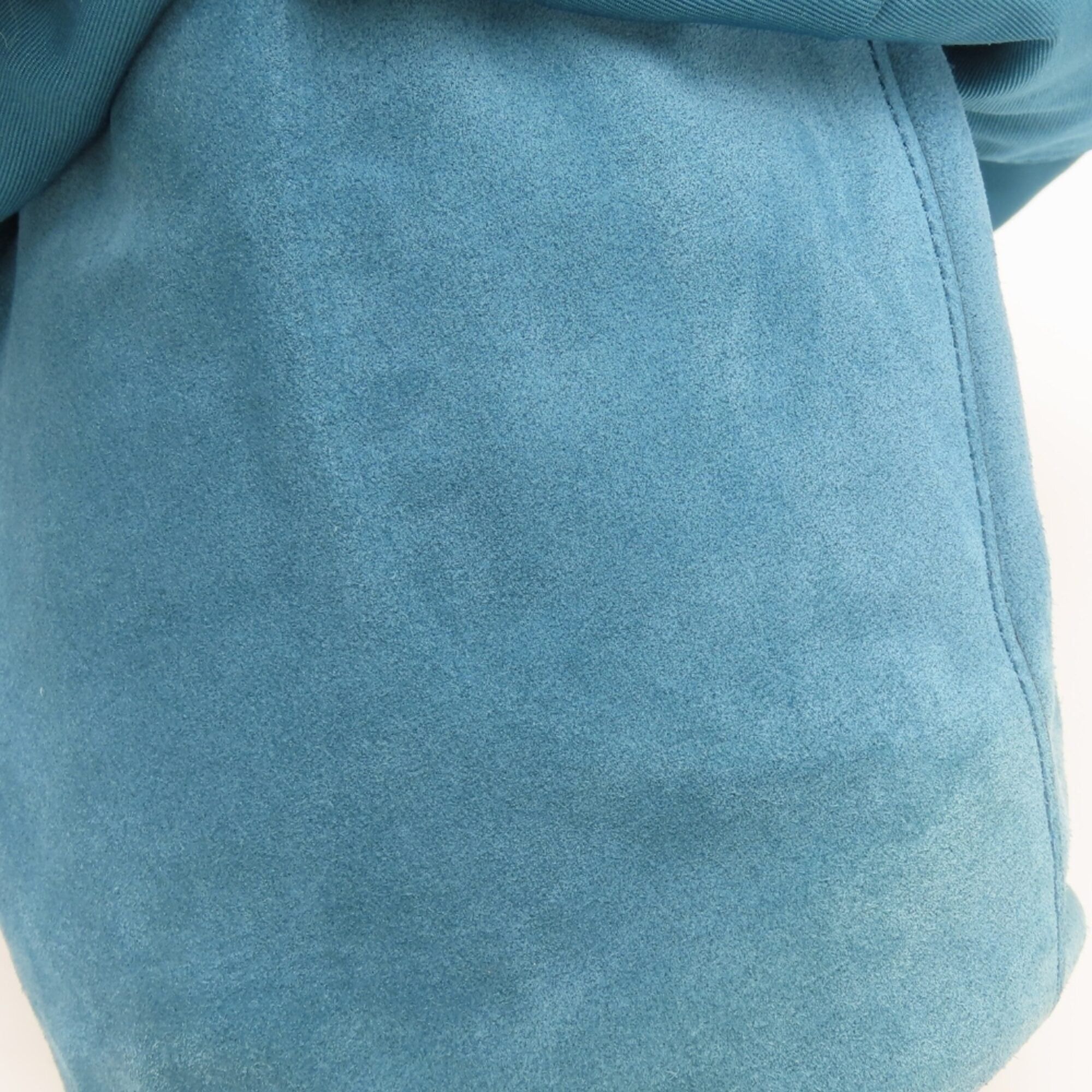 Coach Coach Shoulder Bag F11829 Leather Suede Turquoise Blue Drawstring Mini for Women COACH Size ONE SIZE - 10 Thumbnail