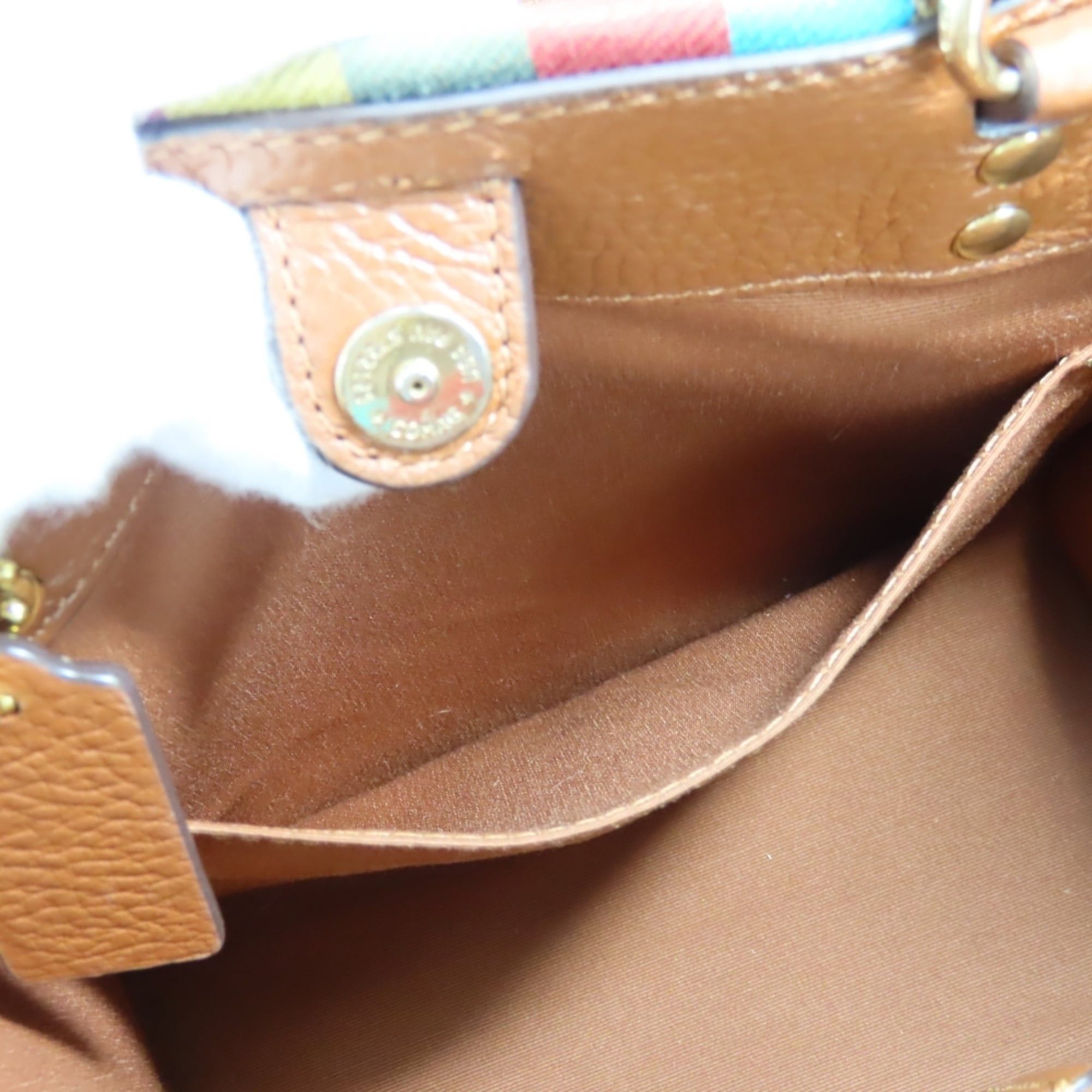 Coach Coach Dempsey Tote Handbag C5637 Signature Canvas Leather Brown Shoulder Bag for Women COACH Size ONE SIZE - 20 Thumbnail