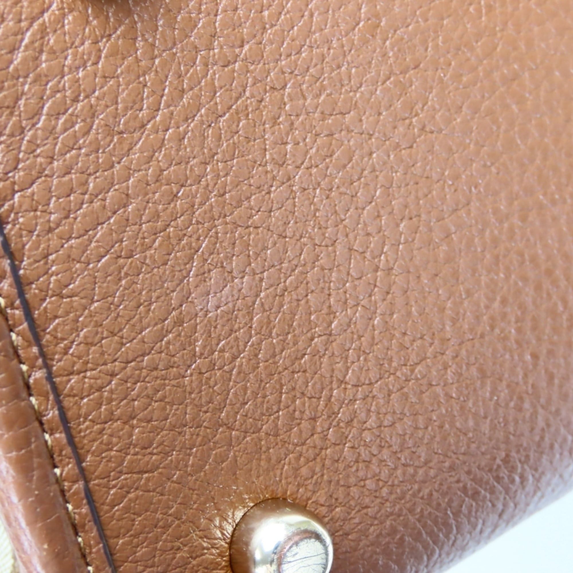Coach Coach Dempsey Tote Handbag C5637 Signature Canvas Leather Brown Shoulder Bag for Women COACH Size ONE SIZE - 8 Thumbnail