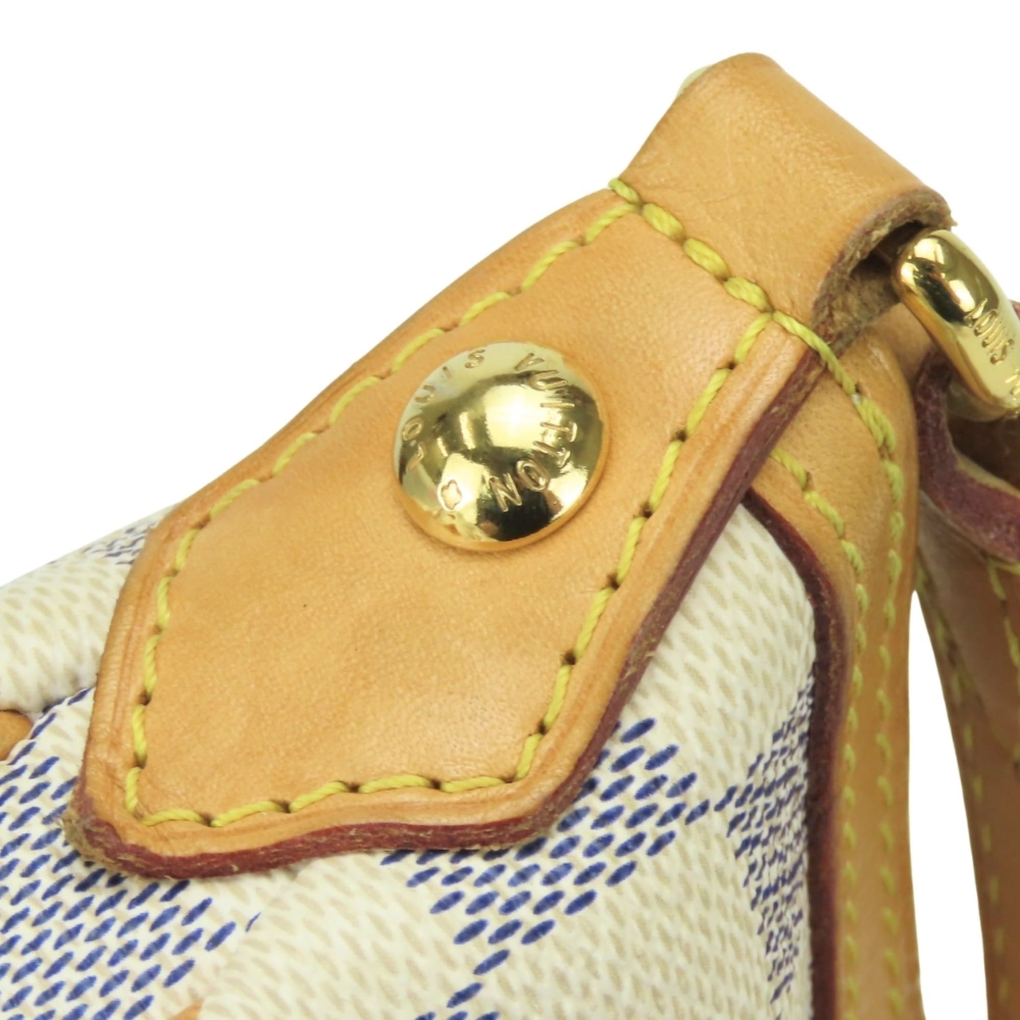 Louis Vuitton Louis Vuitton Siracusa PM Shoulder Bag N41113 Damier Azur White Women's LOUIS VUITTON Size ONE SIZE - 14 Thumbnail