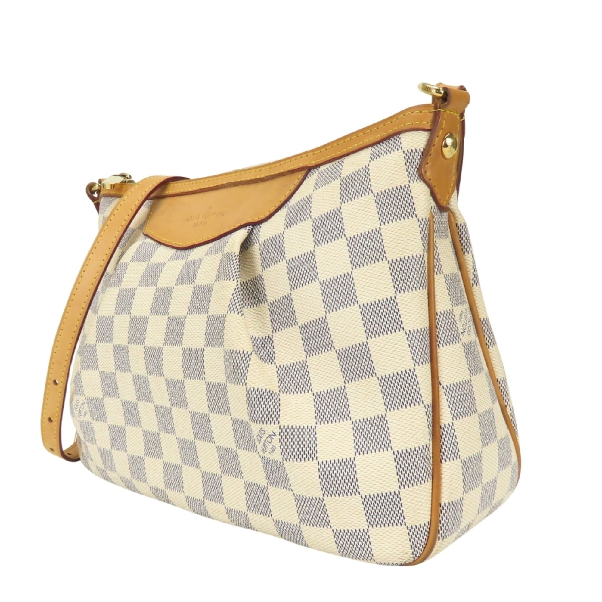 Louis Vuitton Louis Vuitton Siracusa PM Shoulder Bag N41113 Damier Azur White Women's LOUIS VUITTON Size ONE SIZE - 3 Thumbnail