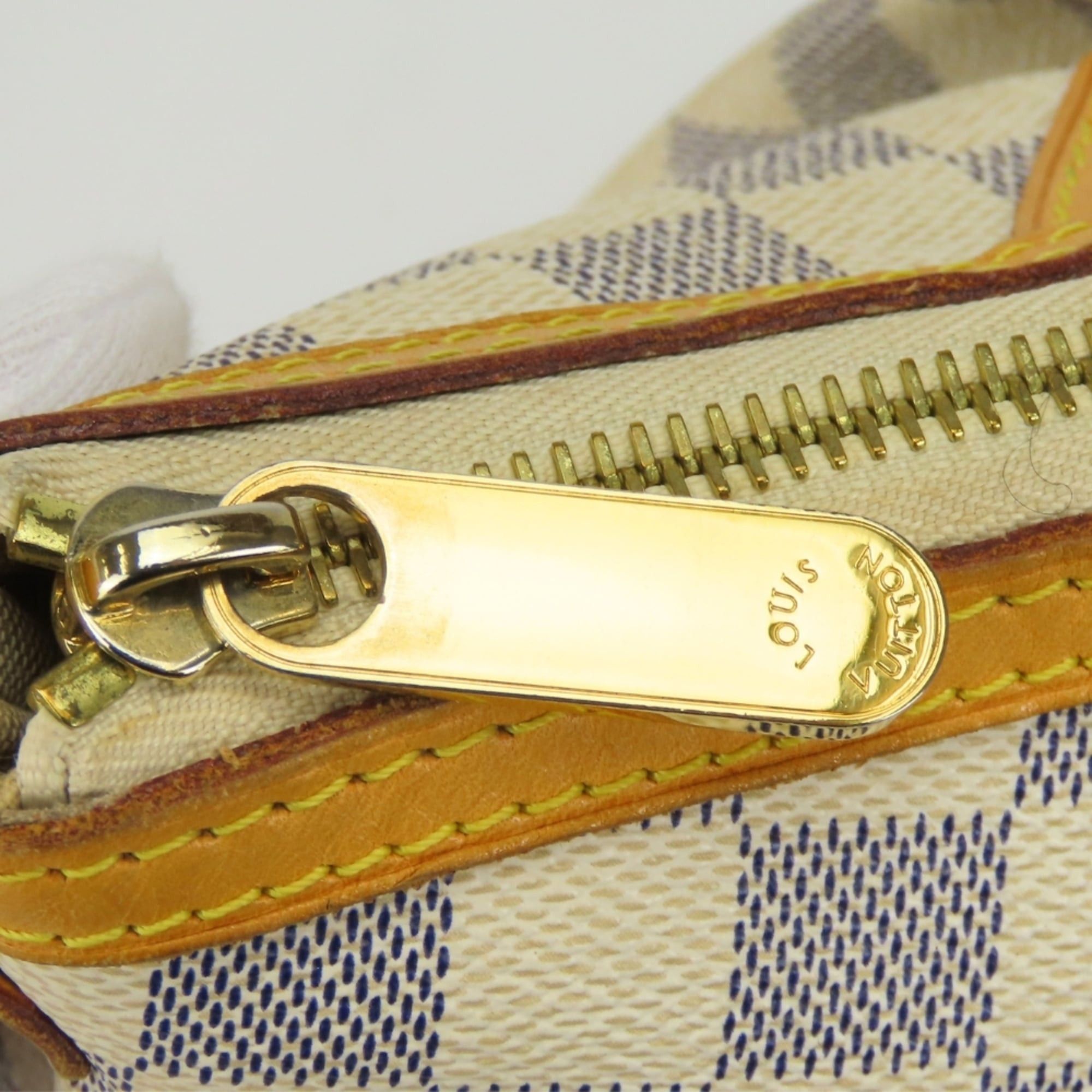 Louis Vuitton Louis Vuitton Siracusa PM Shoulder Bag N41113 Damier Azur White Women's LOUIS VUITTON Size ONE SIZE - 16 Thumbnail
