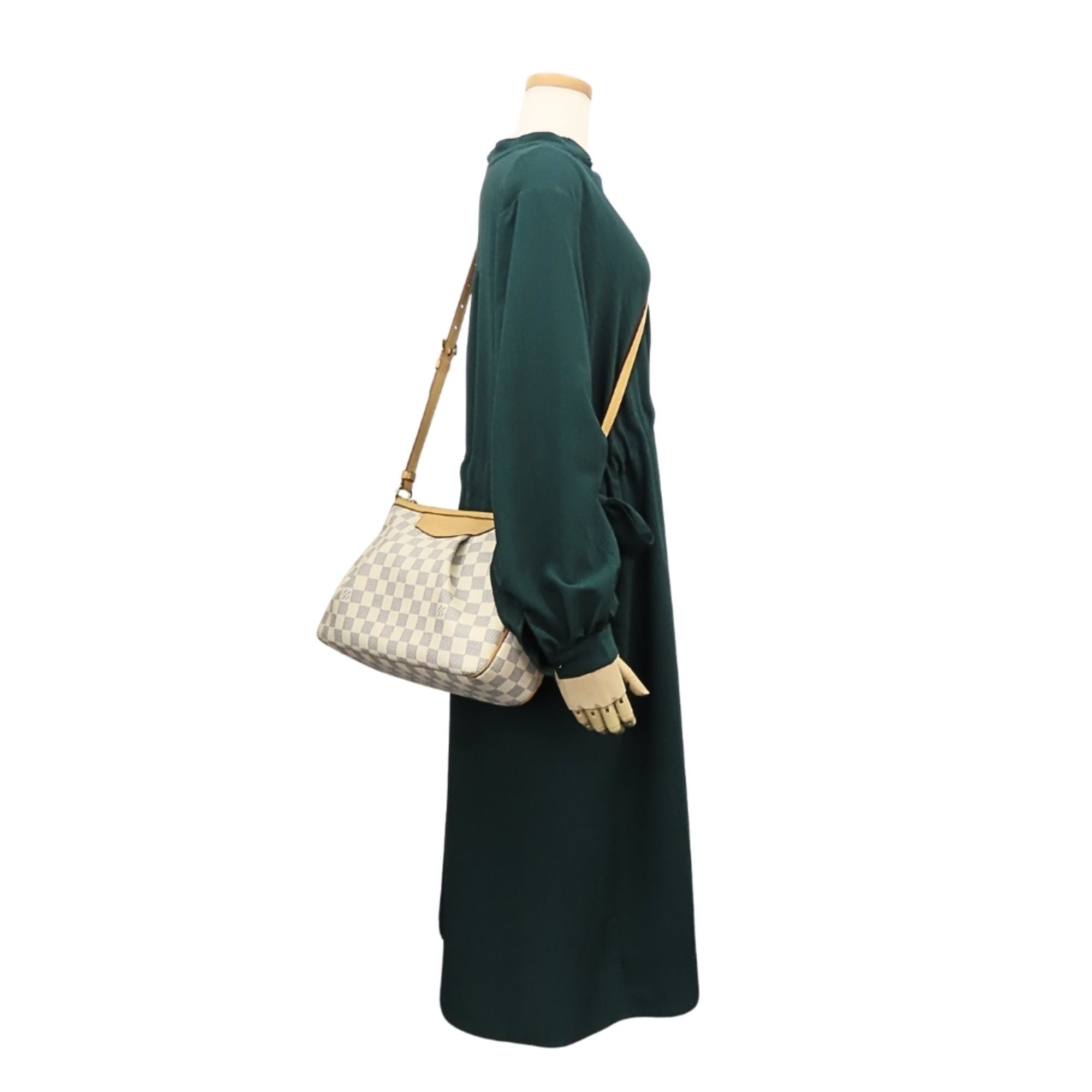 Louis Vuitton Louis Vuitton Siracusa PM Shoulder Bag N41113 Damier Azur White Women's LOUIS VUITTON Size ONE SIZE - 23 Thumbnail