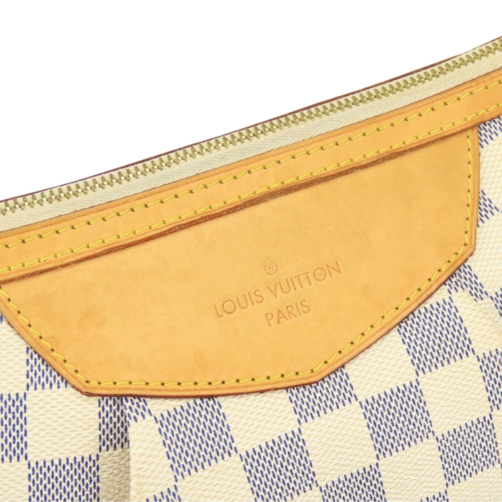 Louis Vuitton Louis Vuitton Siracusa PM Shoulder Bag N41113 Damier Azur White Women's LOUIS VUITTON Size ONE SIZE - 8 Thumbnail