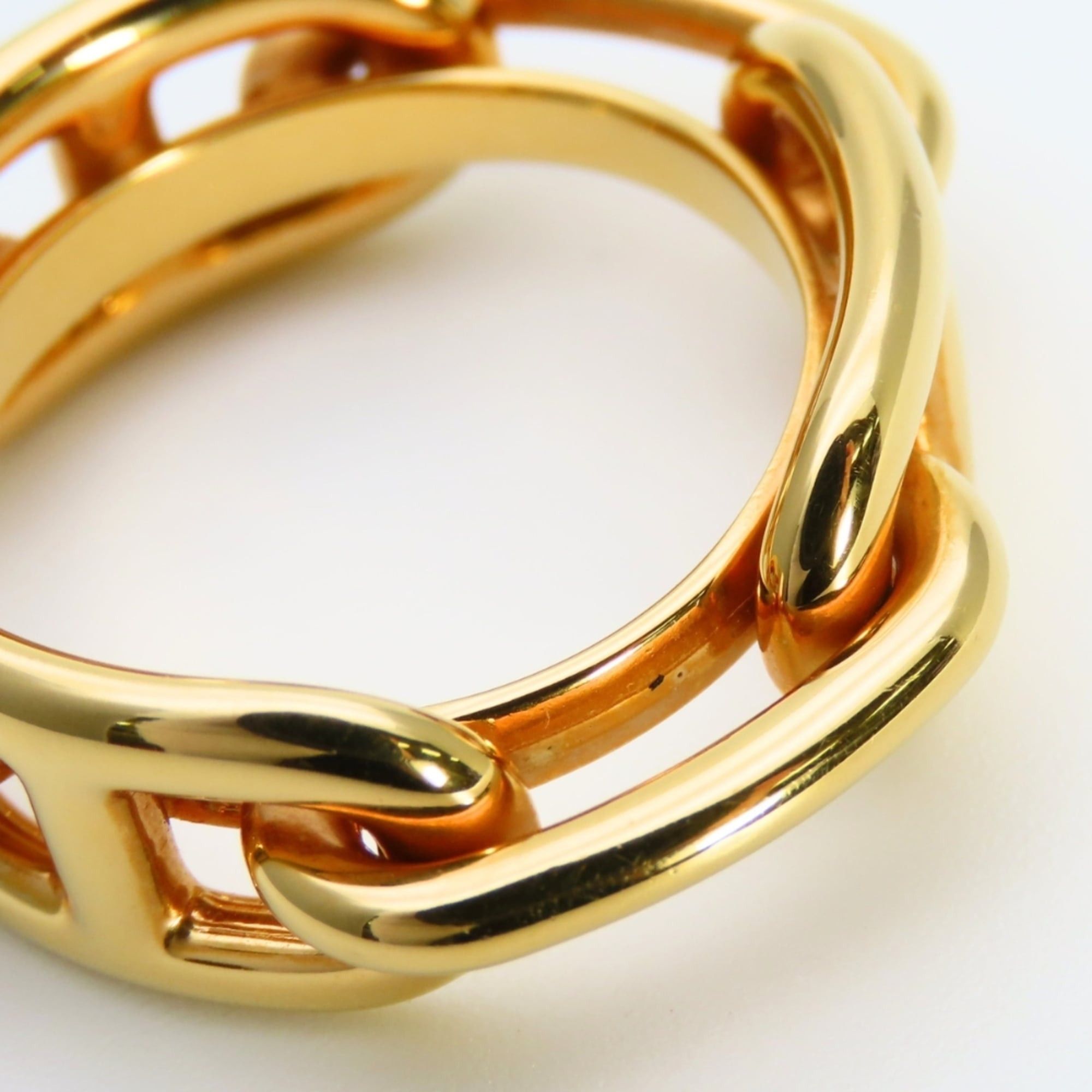 Hermes Hermes Scarf Ring Chaine d'Angle Metal GP Women's HERMES Size ONE SIZE - 8 Thumbnail