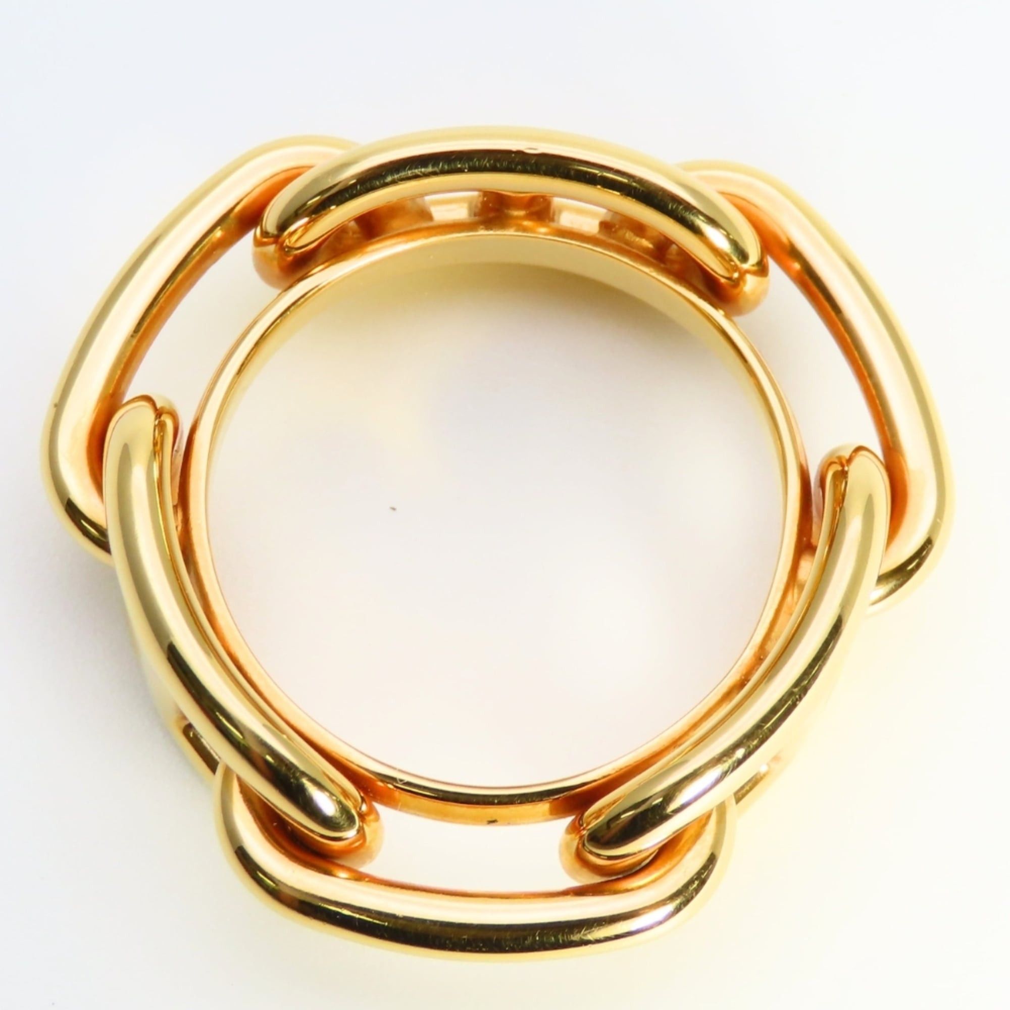 Hermes Hermes Scarf Ring Chaine d'Angle Metal GP Women's HERMES Size ONE SIZE - 6 Thumbnail