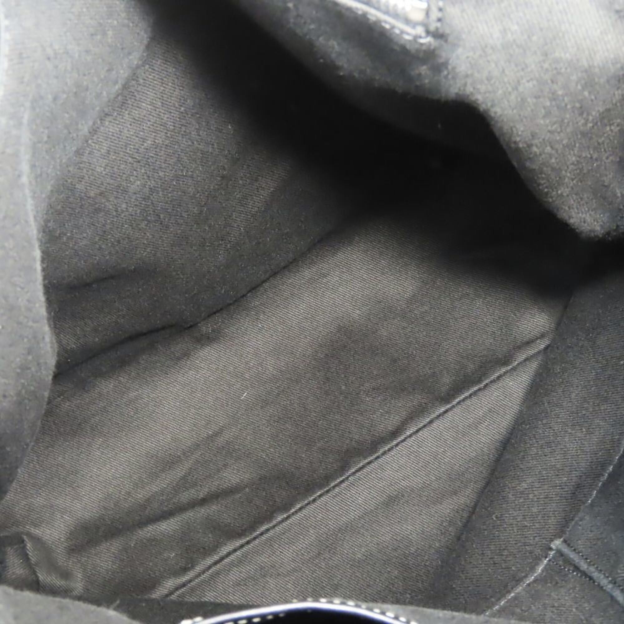 Celine Celine Macadam Canvas Leather Tote Bag, Gray/Black, Triomphe, Women's. Size ONE SIZE - 15 Thumbnail