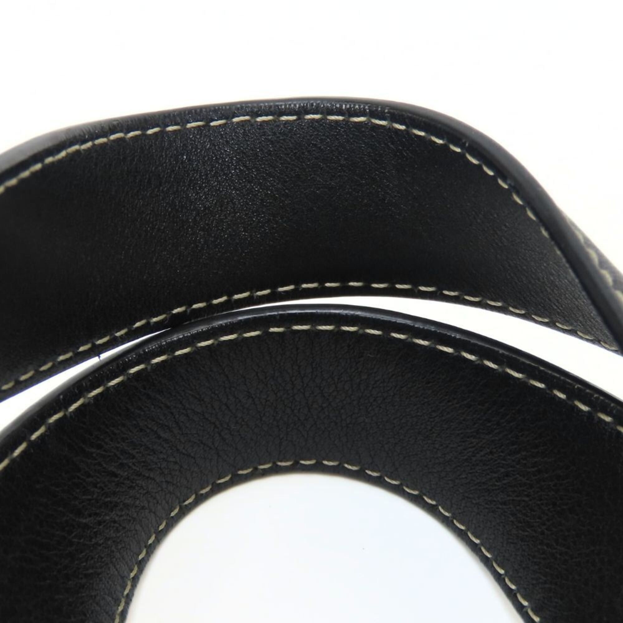 Celine Celine Macadam Canvas Leather Tote Bag, Gray/Black, Triomphe, Women's. Size ONE SIZE - 12 Thumbnail