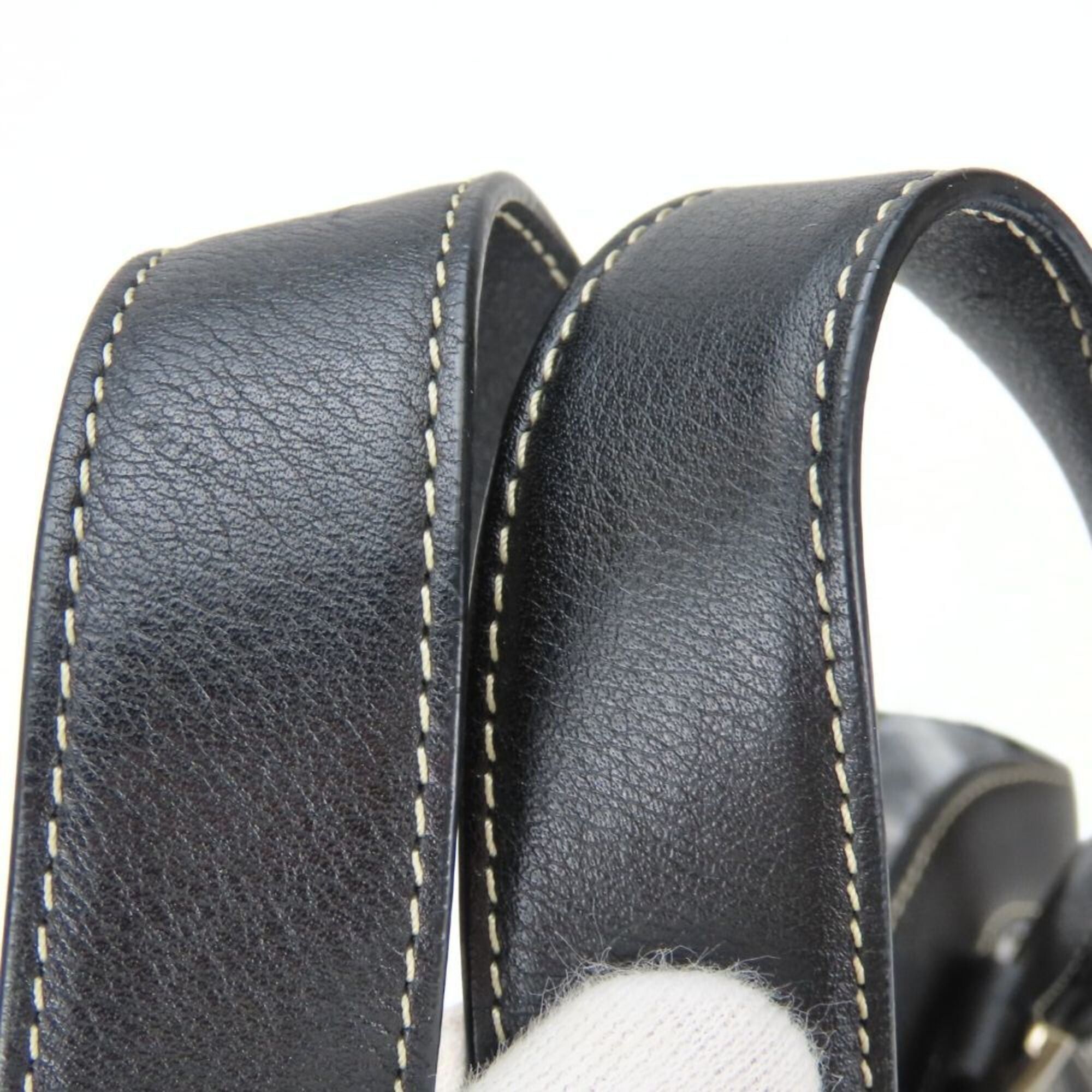 Celine Celine Macadam Canvas Leather Tote Bag, Gray/Black, Triomphe, Women's. Size ONE SIZE - 11 Thumbnail