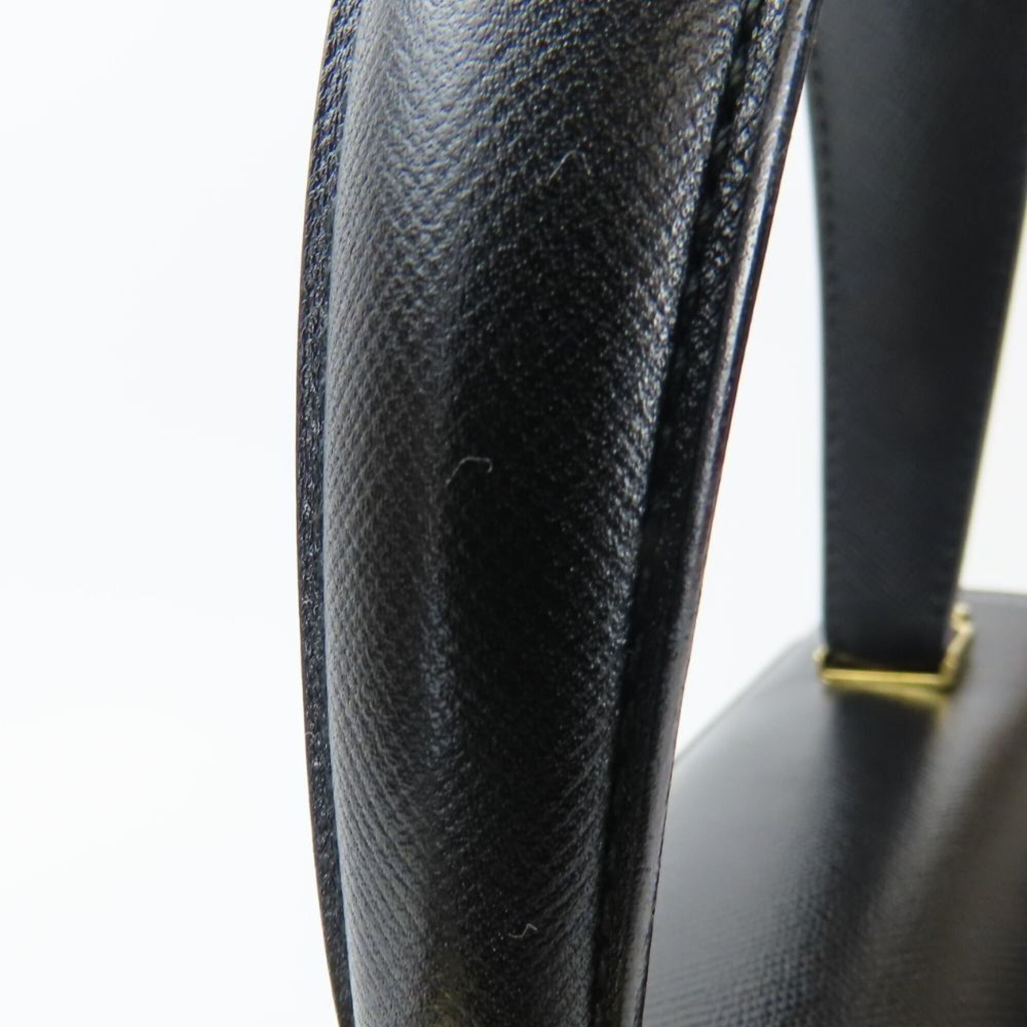 Salvatore Ferragamo Salvatore Ferragamo handbag BA-21 2181 Gancini leather black gold hardware women's Size ONE SIZE - 9 Thumbnail