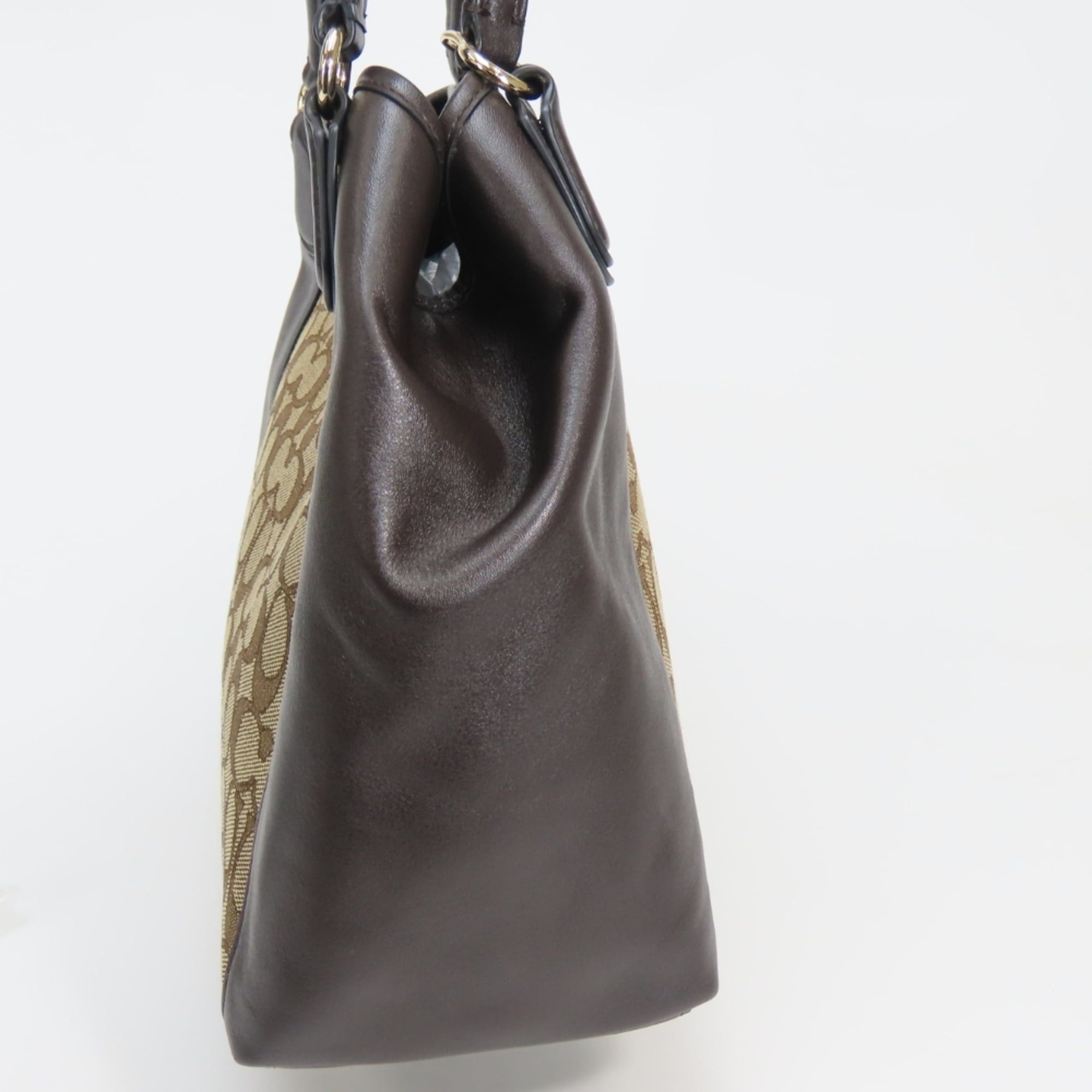 Coach Coach Signature Tote Bag 36370, Canvas and Leather, Beige Dark Brown, Gold Hardware, Women's. Size ONE SIZE - 10 Thumbnail
