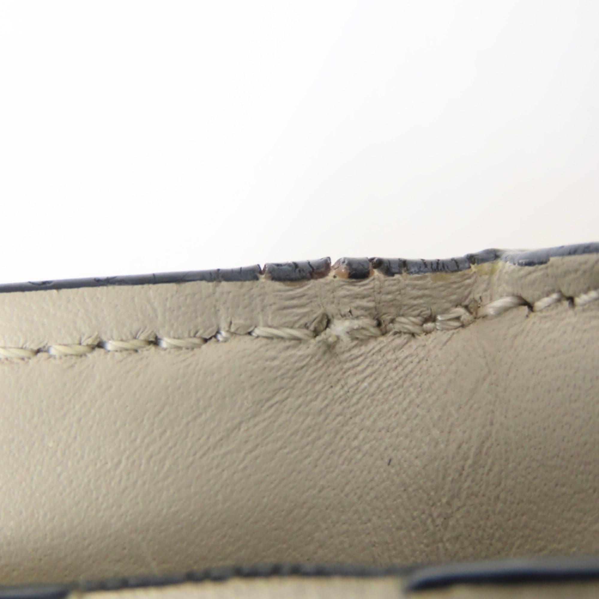 Loewe Loewe Bi-fold Wallet, Anagram Leather, Greige, Gold Hardware, Compact Women's LOEWE Size ONE SIZE - 13 Thumbnail