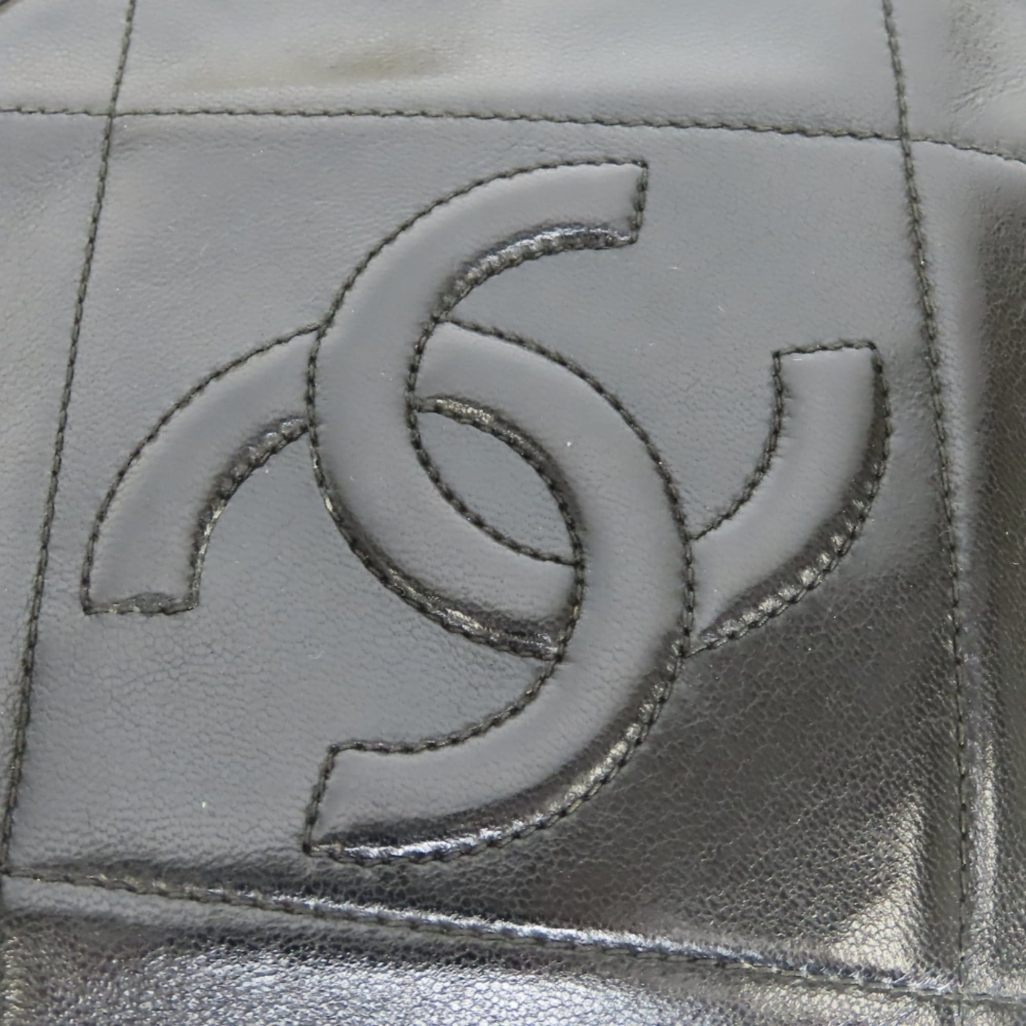 Chanel Chanel Shoulder Bag, Fringe, Lambskin, Black, Gold Hardware, Coco Mark, Chain, Women's CHANEL Size ONE SIZE - 11 Thumbnail