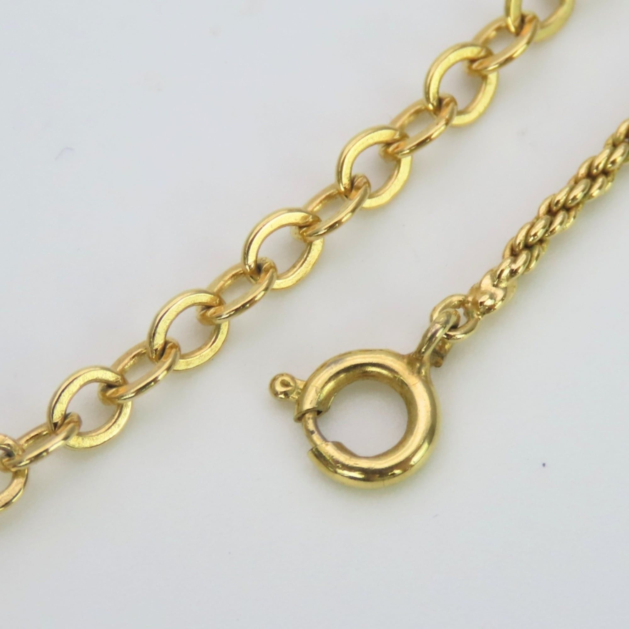 Dior Christian Dior Necklace Logo Metal Rhinestone Gold Plated Pendant for Women Size ONE SIZE - 11 Thumbnail