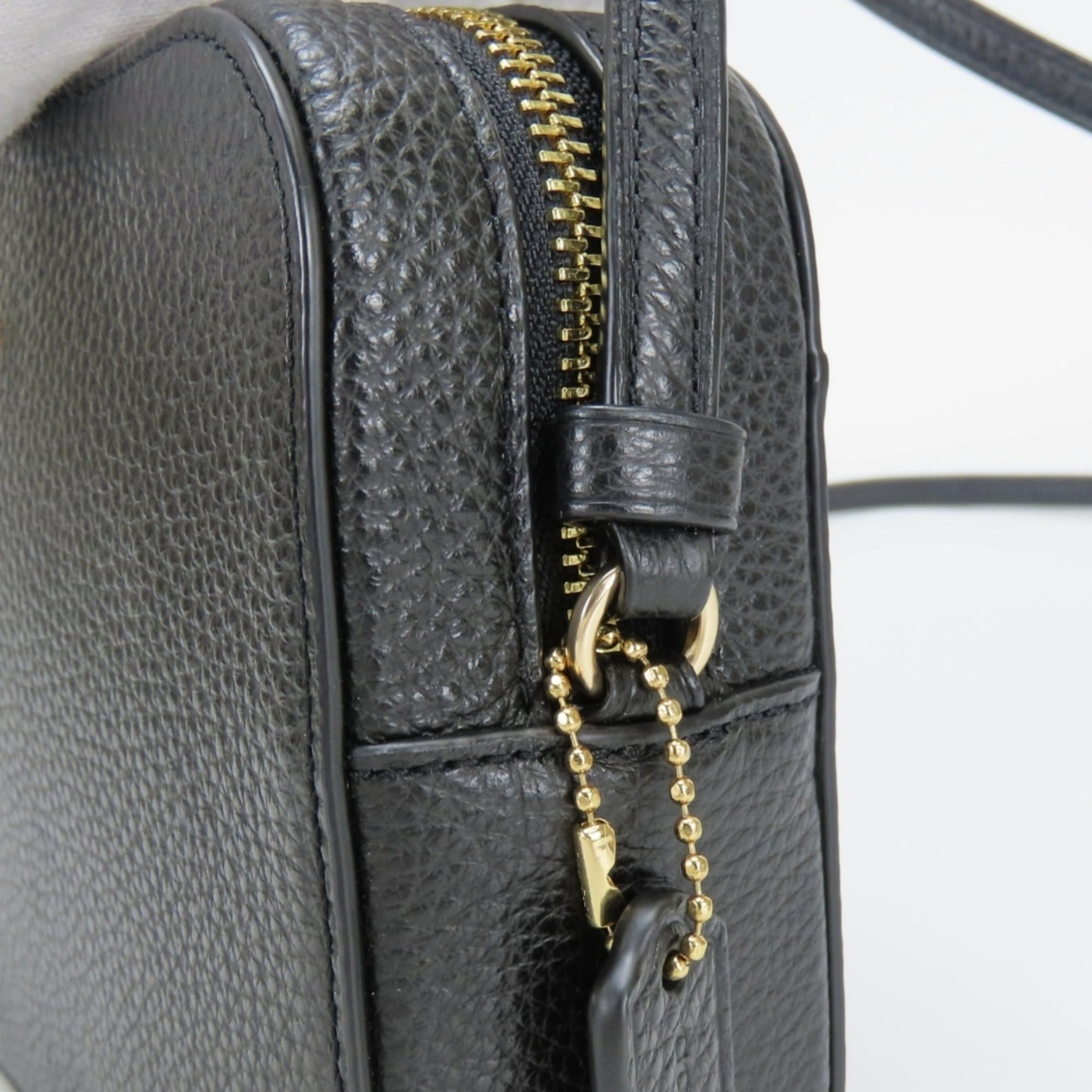Coach Coach Shoulder Bag Pochette 87734 Leather Black Gold Hardware Mini Women's COACH Size ONE SIZE - 9 Thumbnail