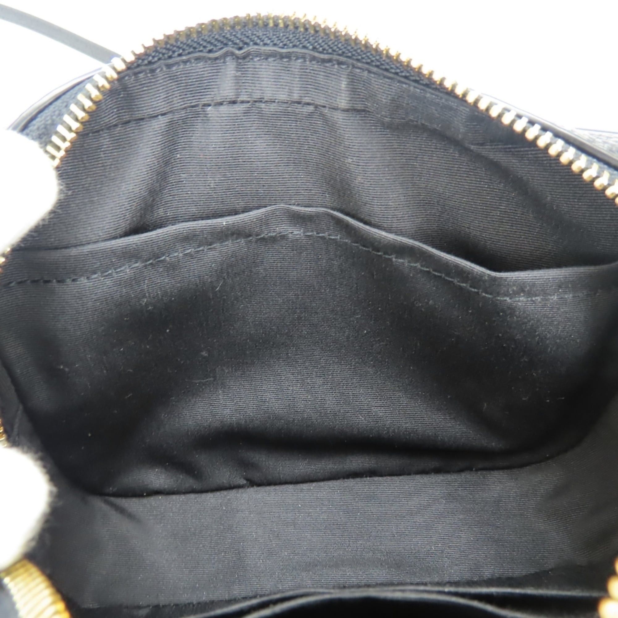 Coach Coach Shoulder Bag Pochette 87734 Leather Black Gold Hardware Mini Women's COACH Size ONE SIZE - 15 Thumbnail