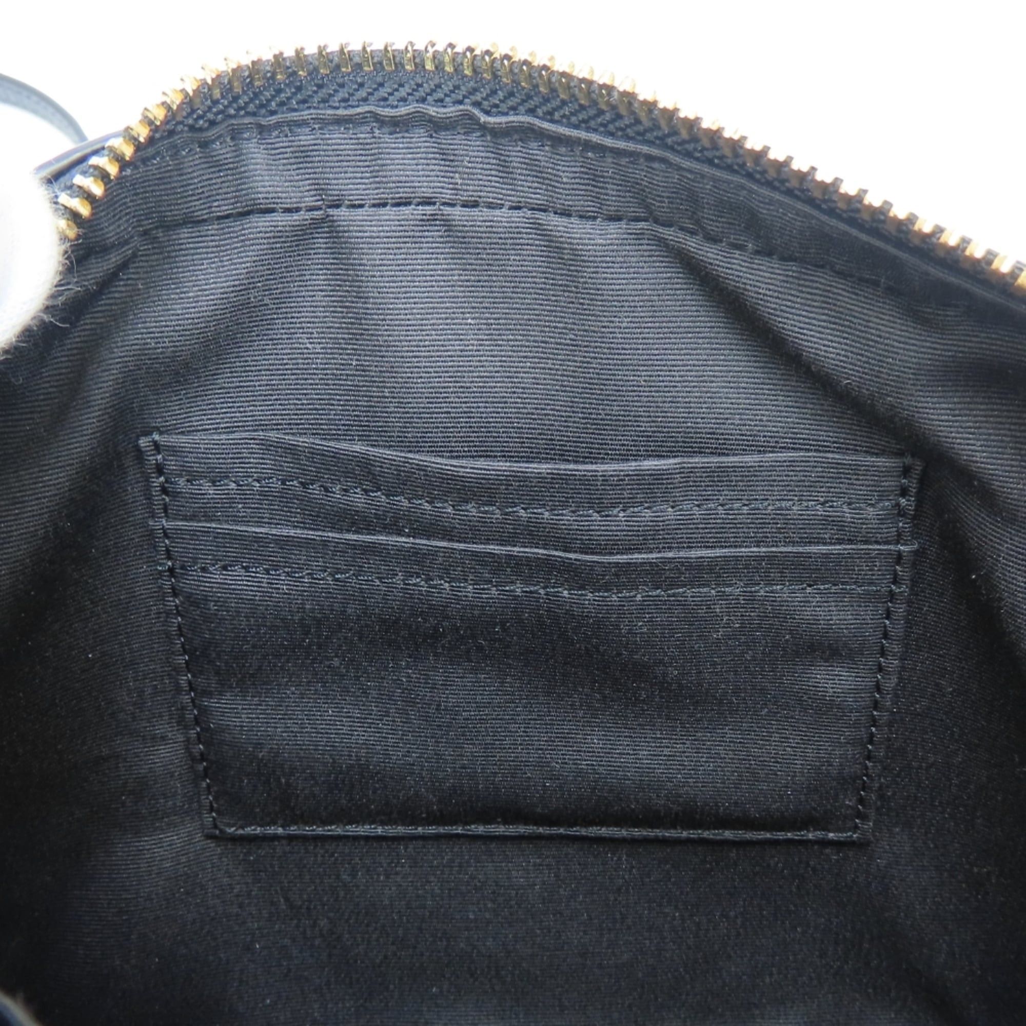 Coach Coach Shoulder Bag Pochette 87734 Leather Black Gold Hardware Mini Women's COACH Size ONE SIZE - 20 Thumbnail