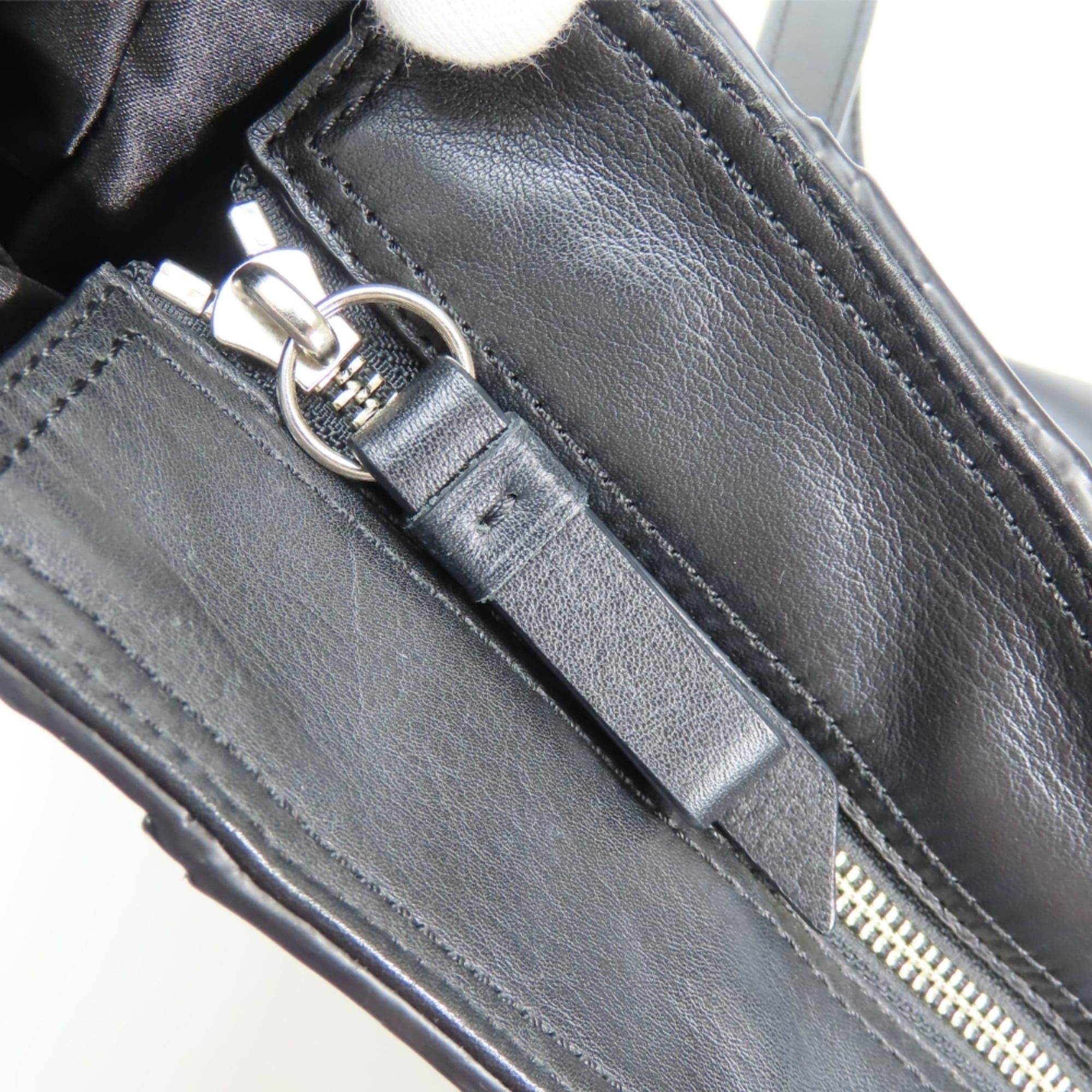 Coach Coach Tote Bag F19456 Leather Black Silver Hardware Women's COACH Size ONE SIZE - 19 Thumbnail