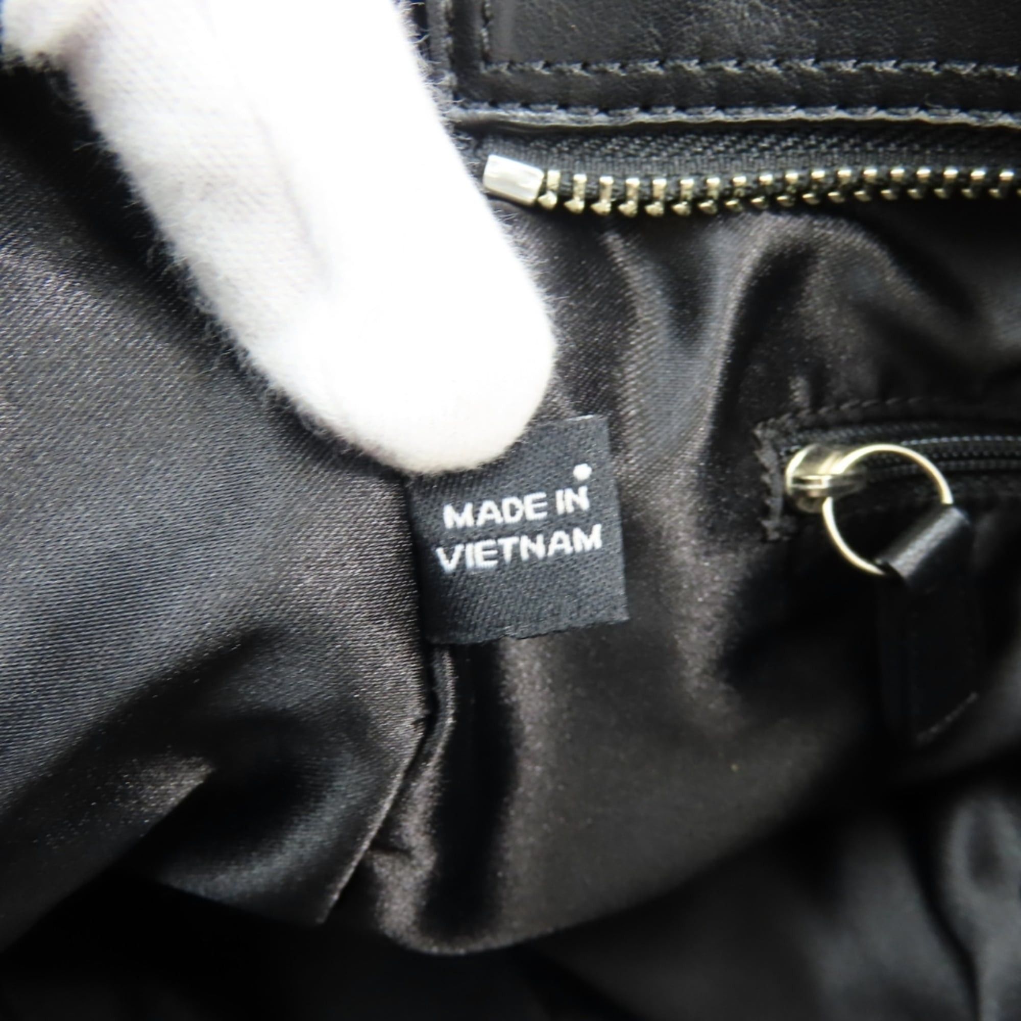 Coach Coach Tote Bag F19456 Leather Black Silver Hardware Women's COACH Size ONE SIZE - 25 Thumbnail