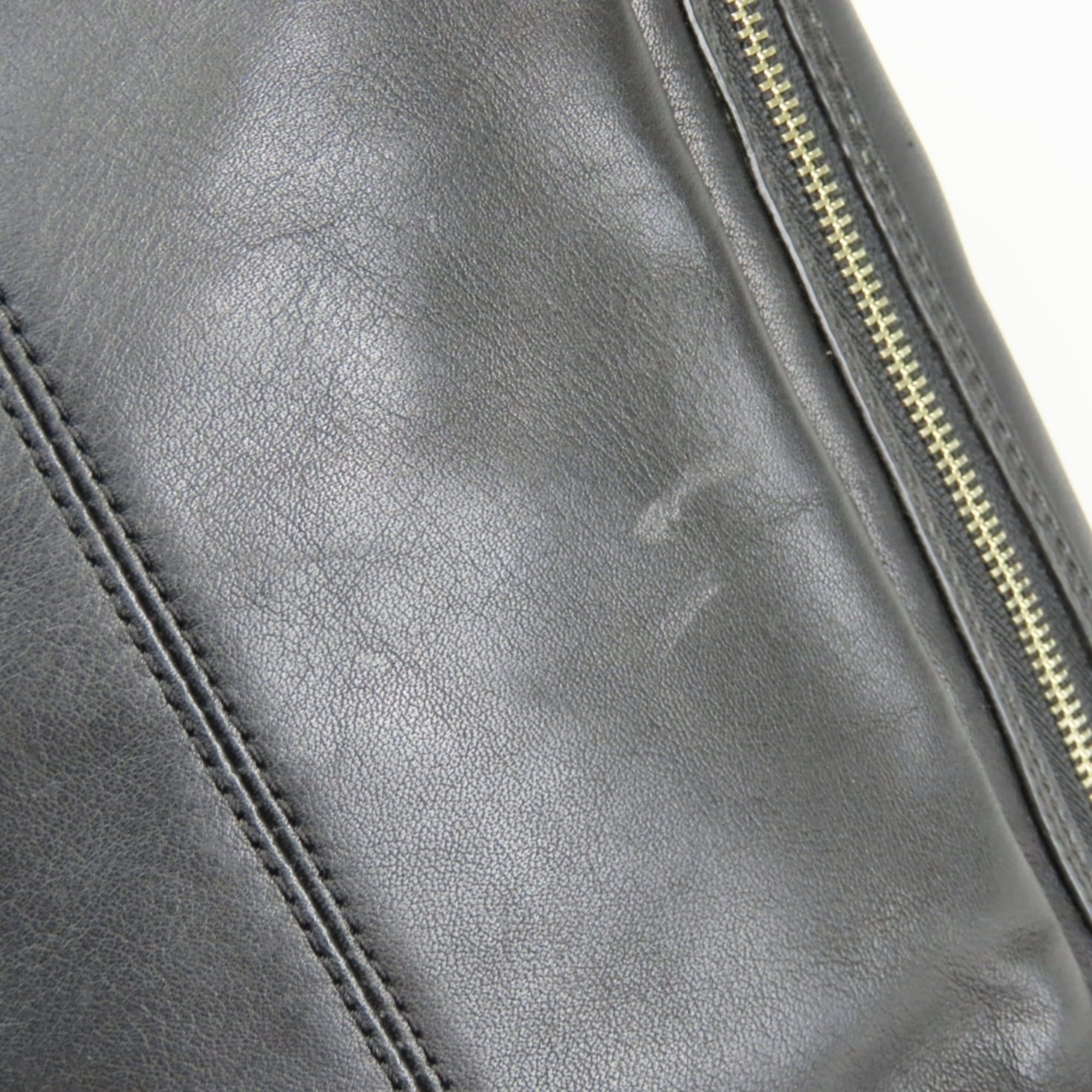 Coach Coach Tote Bag F19456 Leather Black Silver Hardware Women's COACH Size ONE SIZE - 11 Thumbnail
