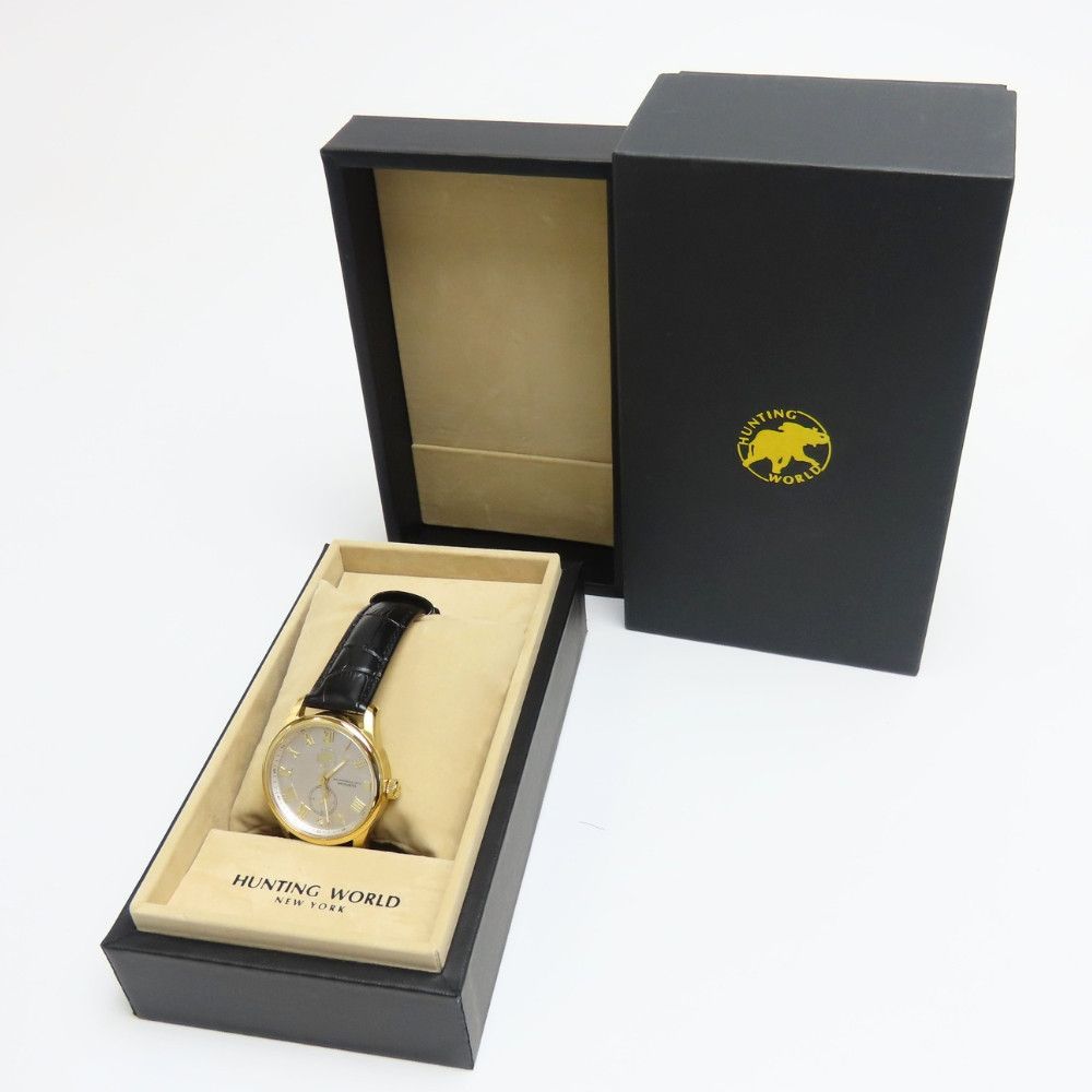 Other Other Hunting World Stainless Steel Watch Limited Metal Quartz HWM060 DUTY FREE for USA Size ONE SIZE - 19 Thumbnail