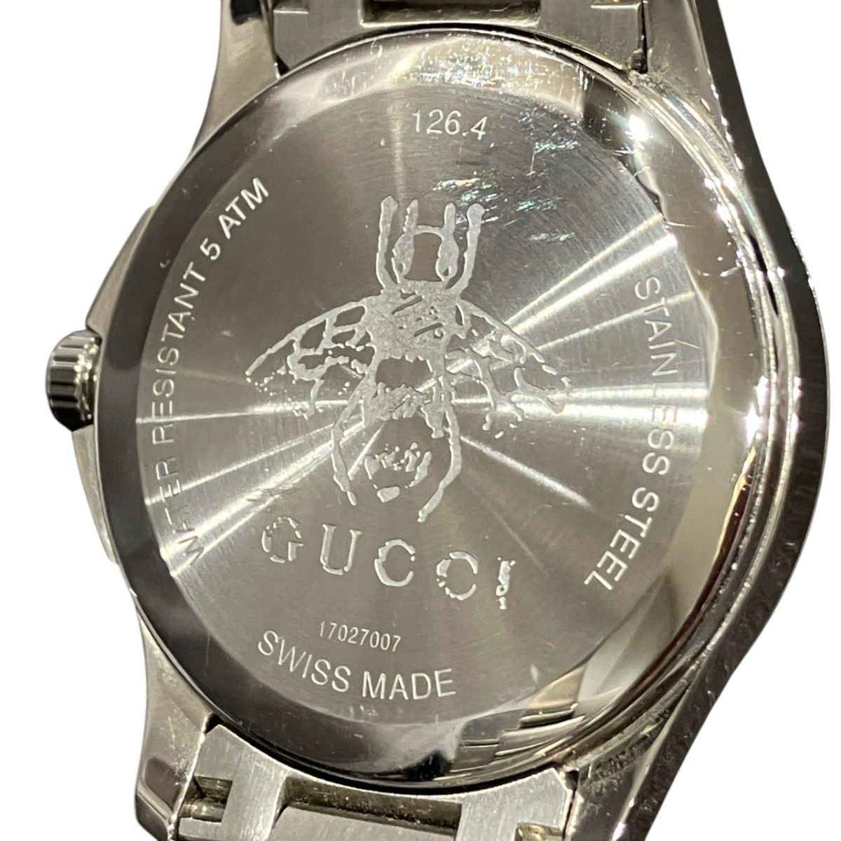 Gucci Gucci Gucci G-Timeless Stainless Steel Wristwatch Metal Quartz YA1264029A DUTY FREE for USA Size ONE SIZE - 5 Thumbnail