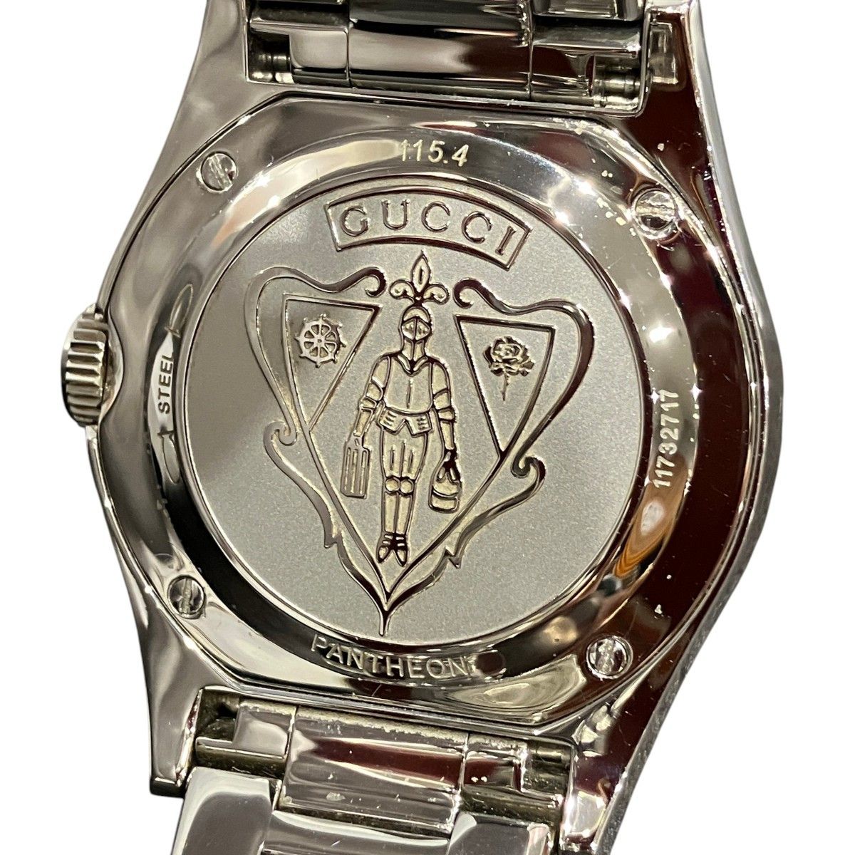 Gucci Gucci Gucci Pantheon Stainless Steel Watch Metal Quartz YA115401 DUTY FREE for USA Size ONE SIZE - 5 Thumbnail