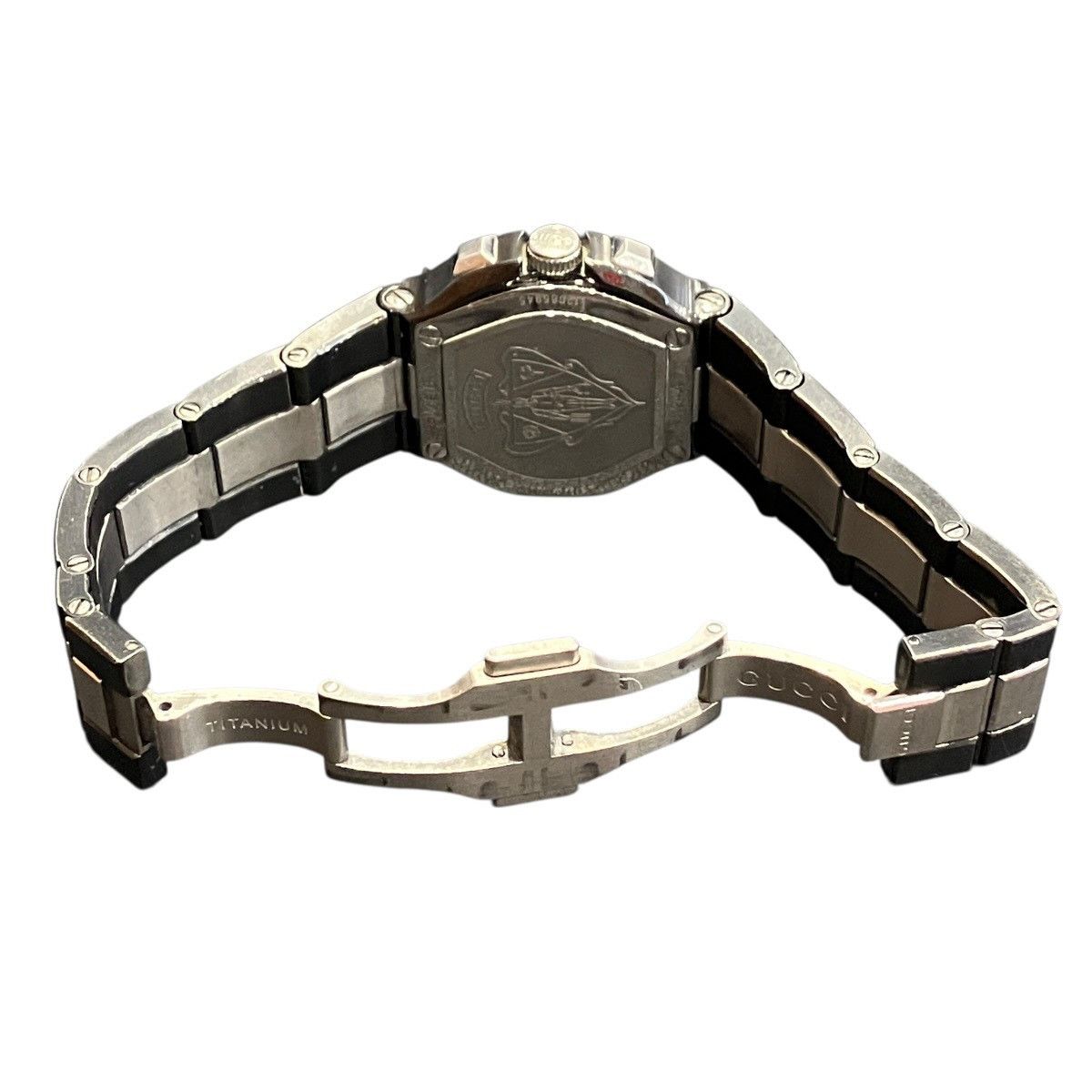 Gucci Gucci Gucci Titanium Quartz Wristwatch Metal Quartz 124.4 DUTY FREE for USA Size ONE SIZE - 7 Thumbnail