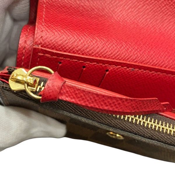 Louis Vuitton Louis Vuitton Louis Vuitton Portefeuille Victorine Damier Wallet Textile Short Wallet N41659 DUTY FREE for USA Size ONE SIZE - 7 Thumbnail