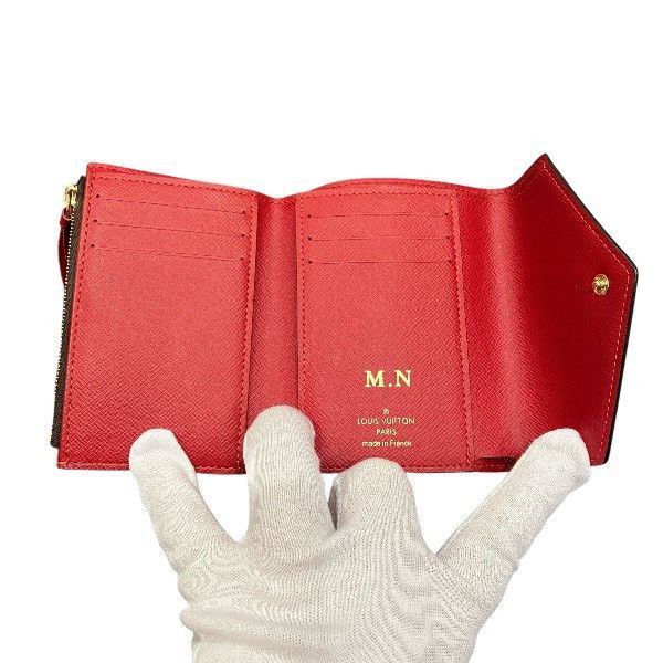 Louis Vuitton Louis Vuitton Louis Vuitton Portefeuille Victorine Damier Wallet Textile Short Wallet N41659 DUTY FREE for USA Size ONE SIZE - 3 Thumbnail