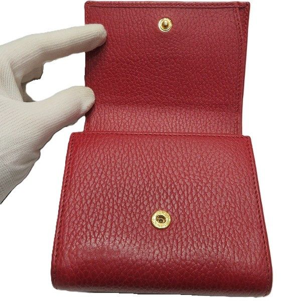 Gucci Gucci Gucci Double G Leather Wallet Leather Short Wallet 598587 DUTY FREE for USA Size ONE SIZE - 3 Thumbnail