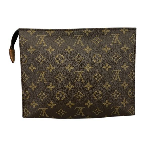 Louis Vuitton Louis Vuitton Louis Vuitton Poche Toilette 26 Monogram pouch Textile Other M47542 DUTY FREE for USA Size ONE SIZE - 2 Thumbnail