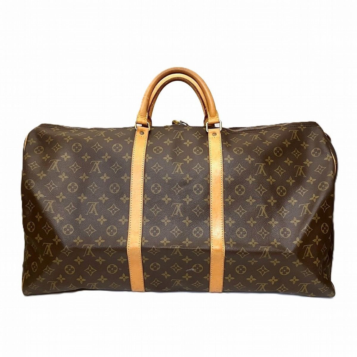 Louis Vuitton Louis Vuitton Louis Vuitton Keepall Monogram Boston Bag Textile Travel Bag M41422 DUTY FREE for USA Size ONE SIZE - 2 Thumbnail