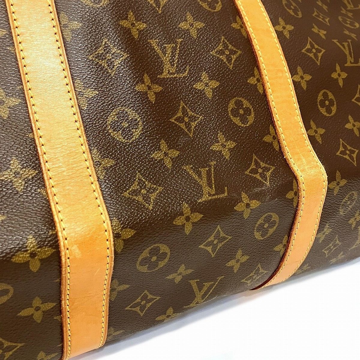 Louis Vuitton Louis Vuitton Louis Vuitton Keepall Monogram Boston Bag Textile Travel Bag M41422 DUTY FREE for USA Size ONE SIZE - 8 Thumbnail