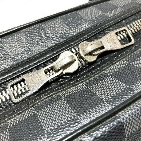 Louis Vuitton Louis Vuitton Louis Vuitton Jorn Damier Graphite briefcase Textile Business Bag N48118 DUTY FREE for USA Size ONE SIZE - 9 Thumbnail