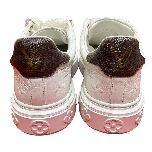 Louis Vuitton Louis Vuitton Louis Vuitton Monogram Leather Sneakers Leather Shoes 1AAE5 DUTY FREE for USA Size ONE SIZE - 2 Thumbnail