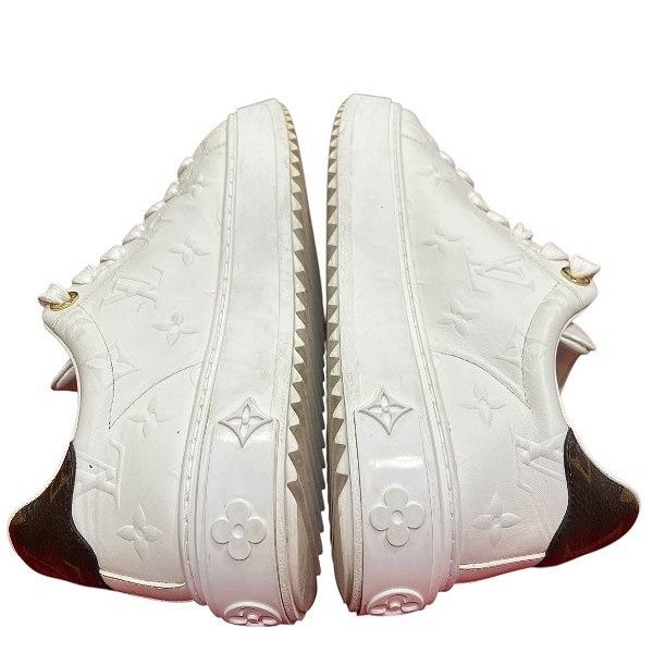 Louis Vuitton Louis Vuitton Louis Vuitton Monogram Leather Sneakers Leather Shoes 1AAE5 DUTY FREE for USA Size ONE SIZE - 7 Thumbnail