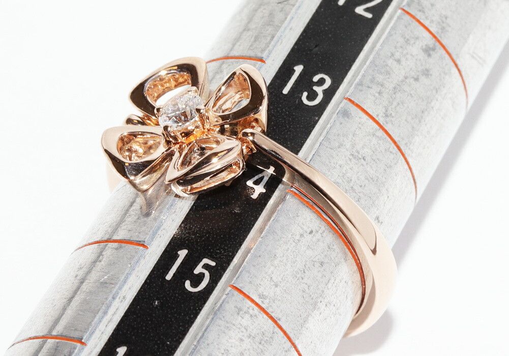 Bvlgari Bvlgari Bvlgari Fiorever Au750 Diamond Ring Size 54 Precious Metal Ring 355312 AN858438 DUTY FREE for USA Size ONE SIZE - 2 Thumbnail