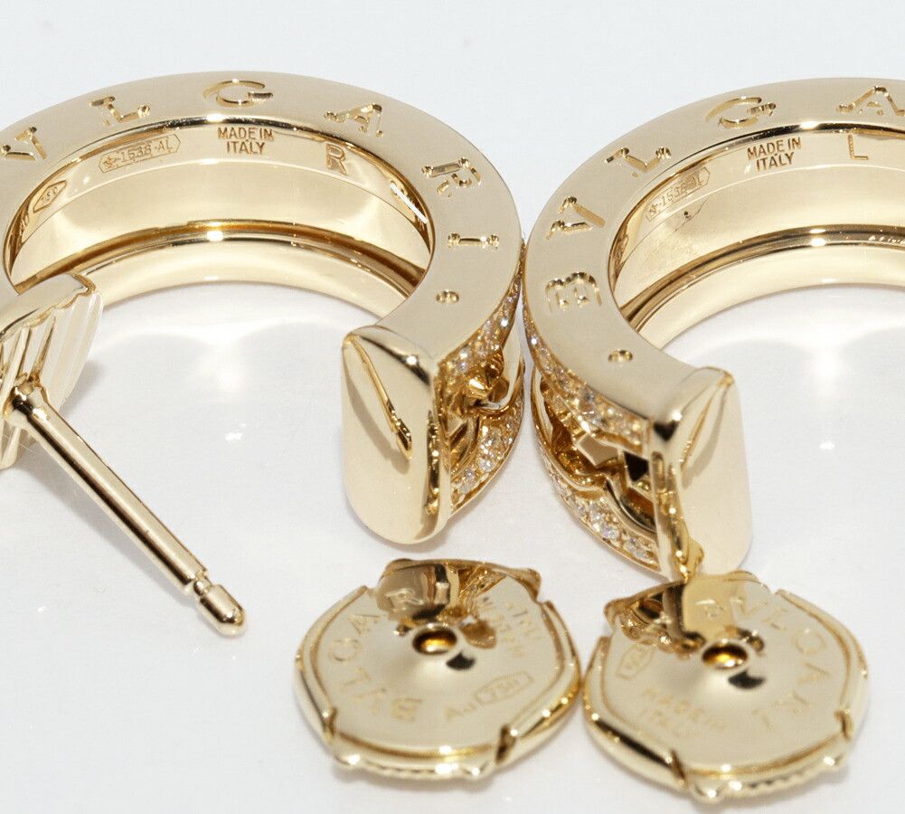 Bvlgari Bvlgari Bvlgari B.zero1 Au750 Diamond Earrings Precious Metal Earrings 357918 DUTY FREE for USA Size ONE SIZE - 5 Thumbnail