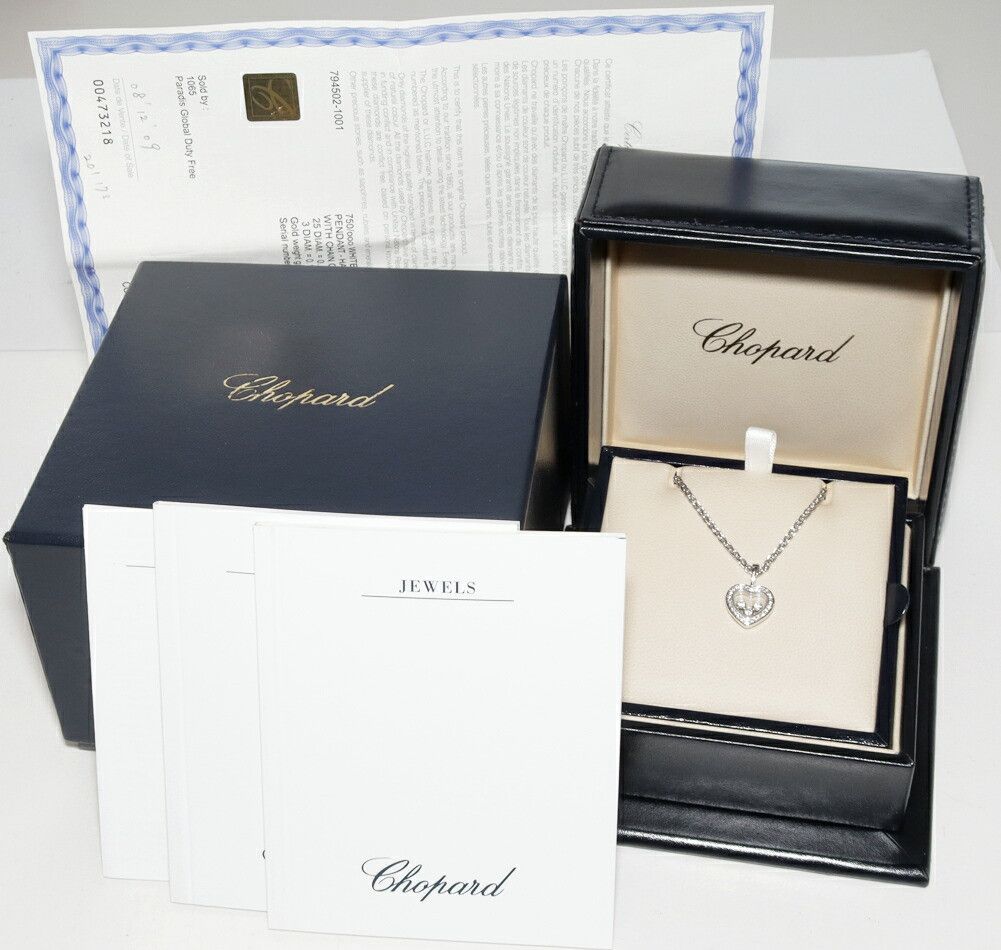 Chopard Chopard Chopard Happy Diamonds Au750 Diamond Pendant Necklace Precious Metal Necklace 79/4502-1001 DUTY FREE for USA Size ONE SIZE - 3 Thumbnail