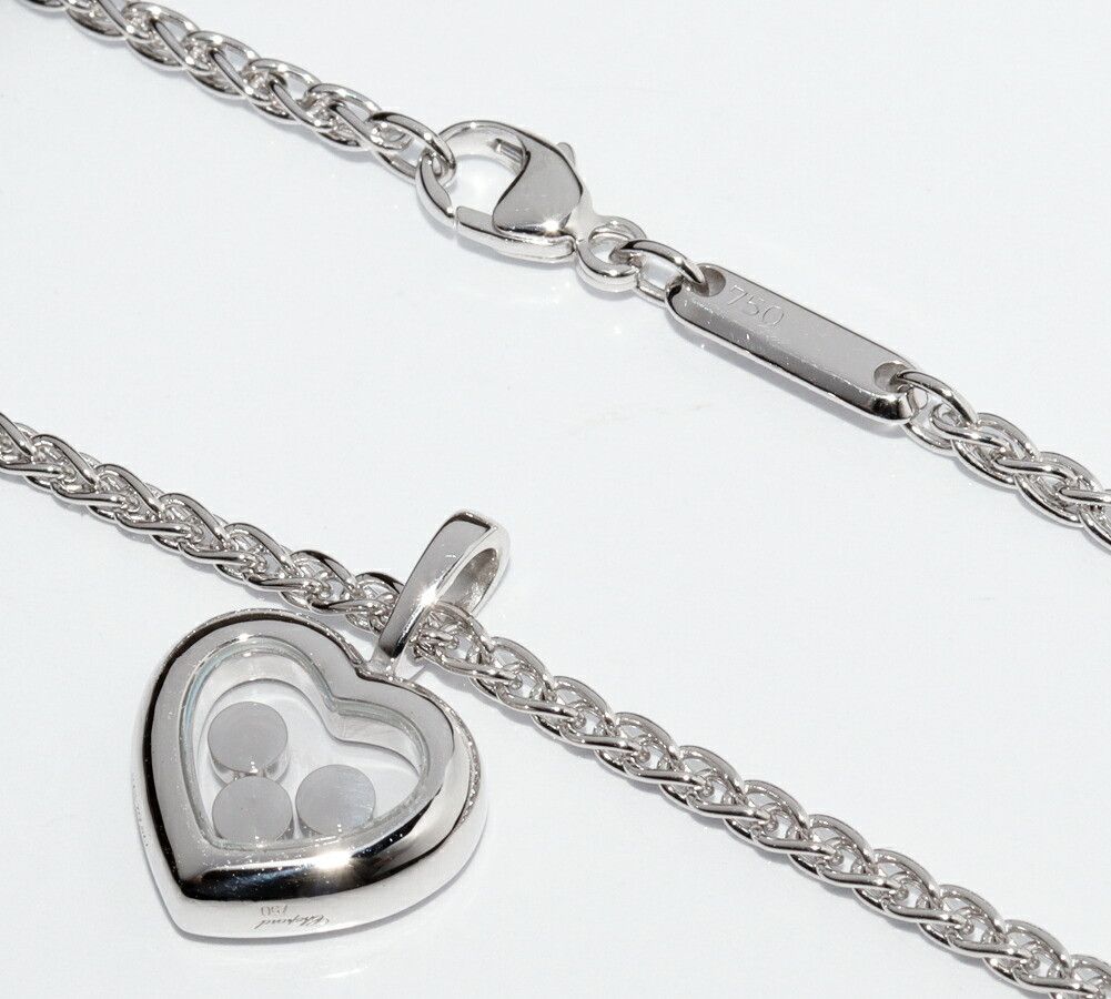 Chopard Chopard Chopard Happy Diamonds Au750 Diamond Pendant Necklace Precious Metal Necklace 79/4502-1001 DUTY FREE for USA Size ONE SIZE - 5 Thumbnail