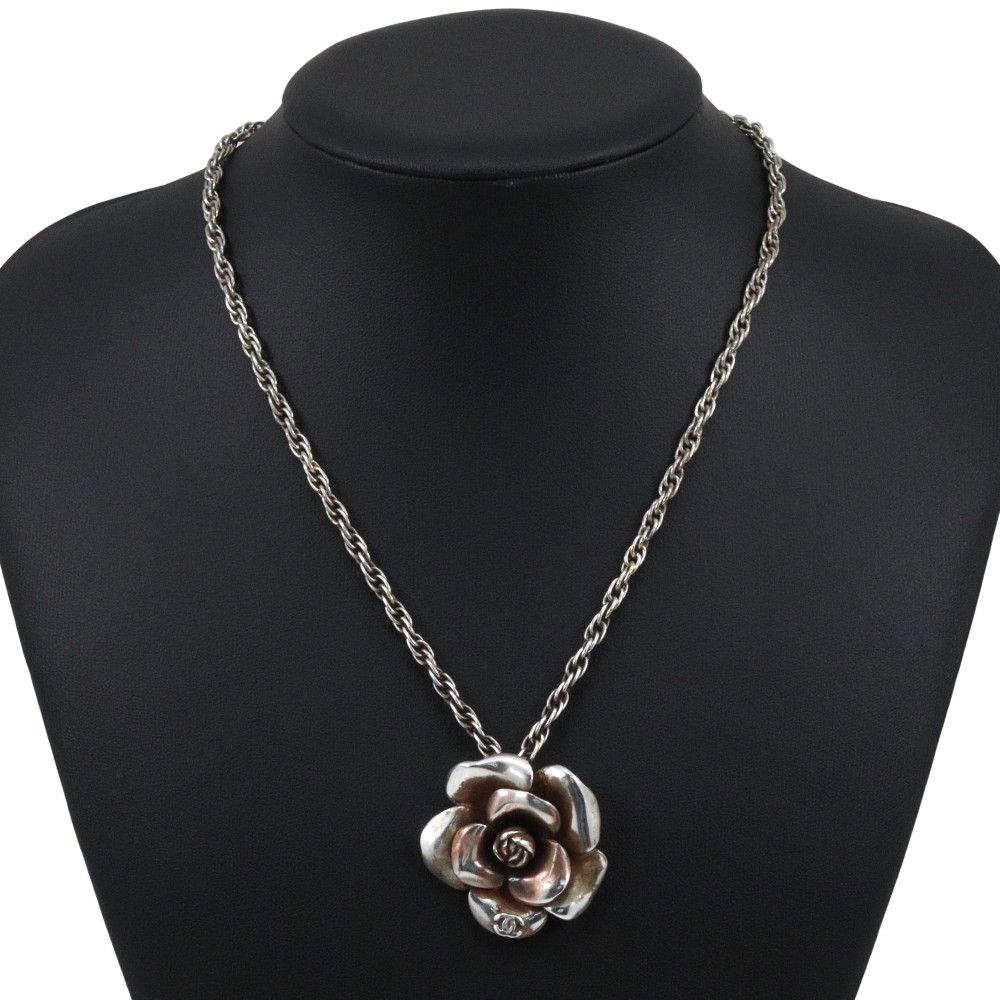 Chanel Chanel Chanel Camelia Necklace Metal Necklace DUTY FREE for USA Size ONE SIZE - 2 Thumbnail