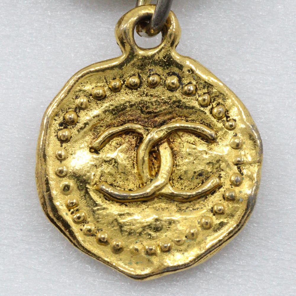 Chanel Chanel Chanel Coco Mark Coin Charm Necklace Metal Necklace DUTY FREE for USA Size ONE SIZE - 7 Thumbnail