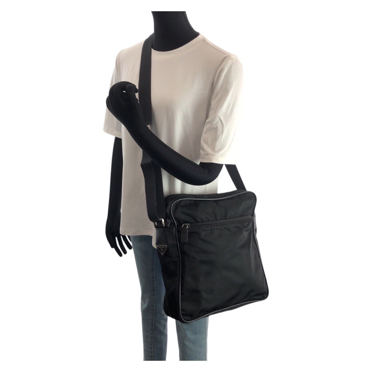 Prada Prada Prada Tessuto Nylon Shoulder Bag Textile Shoulder Bag DUTY FREE for USA Size ONE SIZE - 7 Thumbnail