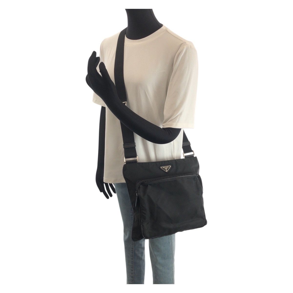 Prada Prada PRADA Tessuto Nylon Shoulder Bag Textile Shoulder Bag DUTY FREE for USA Size ONE SIZE - 7 Thumbnail