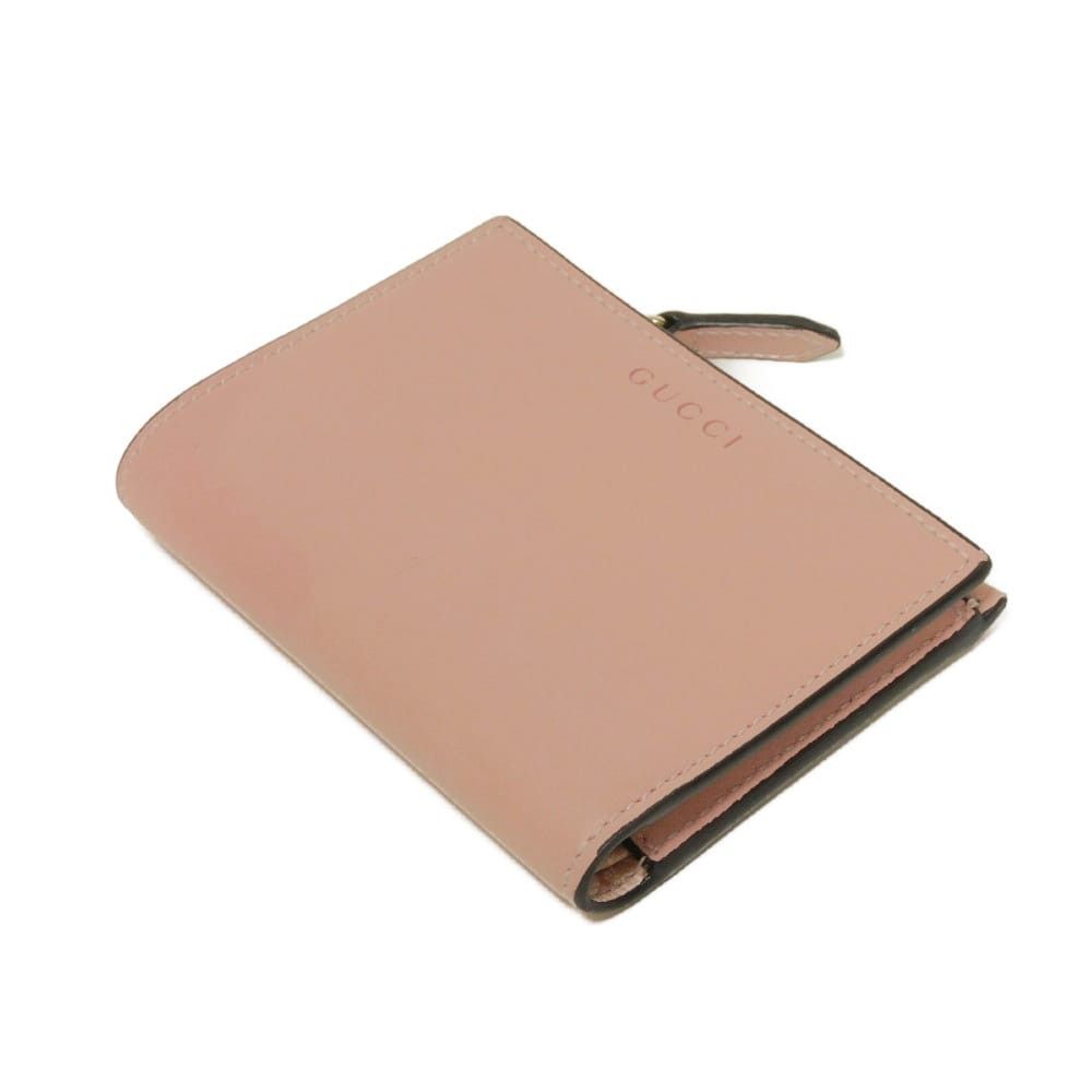 Gucci Gucci Gucci GG Emblem Smooth Leather Medium Zip Wallet Leather Short Wallet 826718AAEQ76941 DUTY FREE for USA Size ONE SIZE - 4 Thumbnail