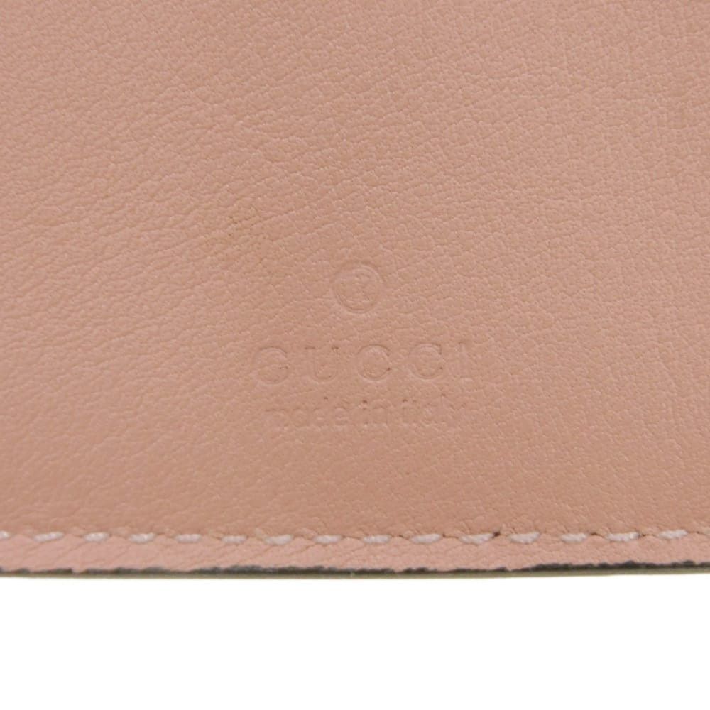 Gucci Gucci Gucci GG Emblem Smooth Leather Medium Zip Wallet Leather Short Wallet 826718AAEQ76941 DUTY FREE for USA Size ONE SIZE - 6 Thumbnail